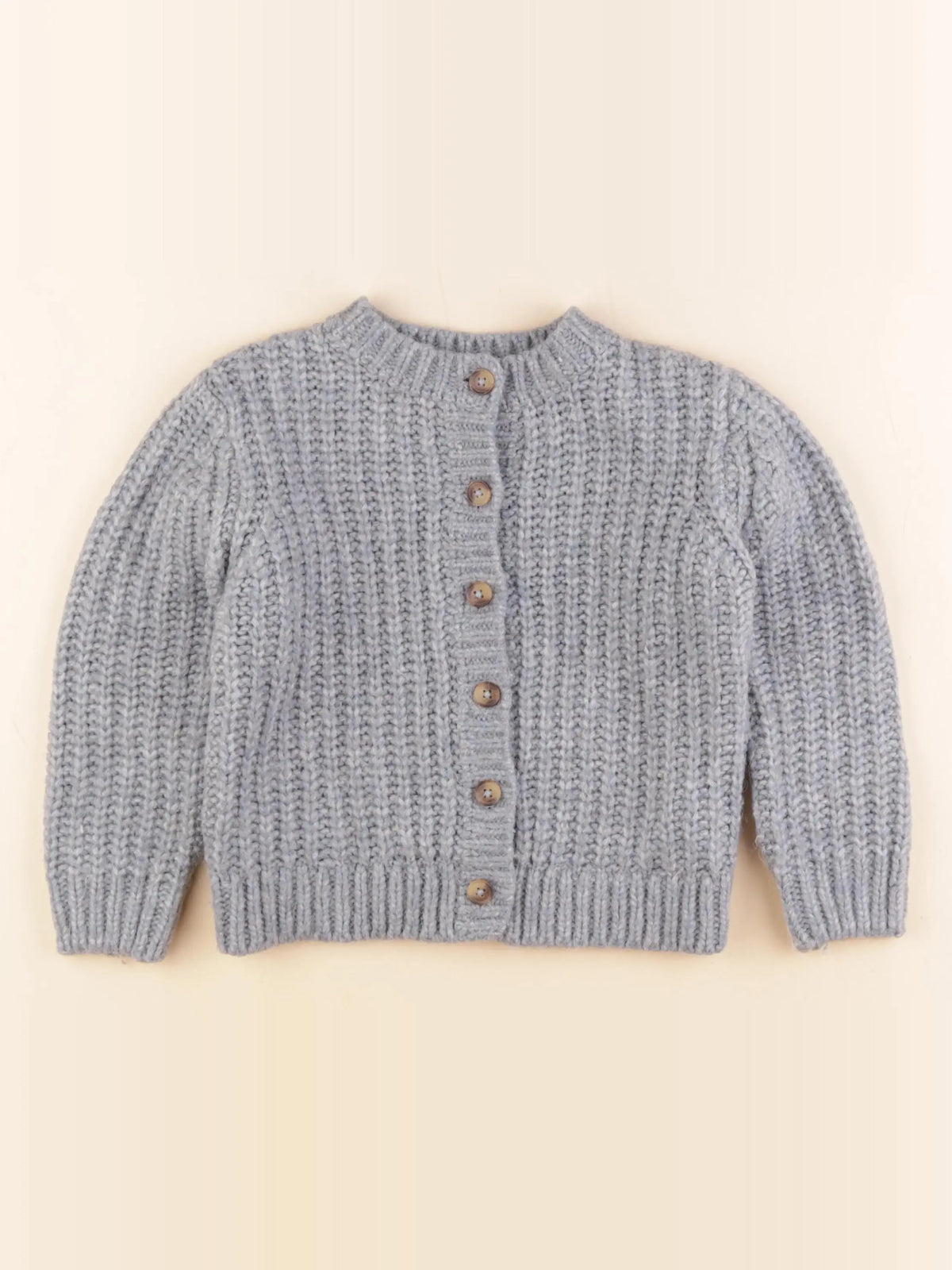 Vertbaudet - gilet bleu - 6 ans