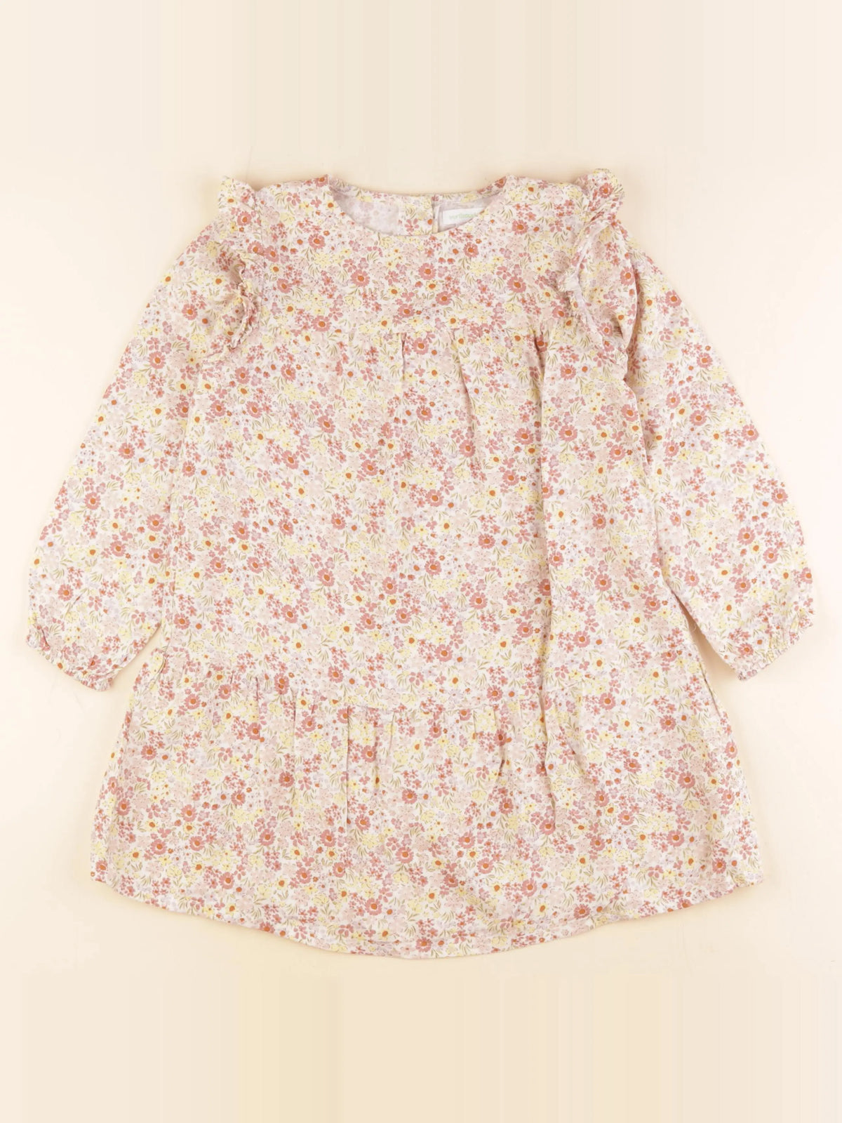 Vertbaudet - robe multicolore - 7 ans
