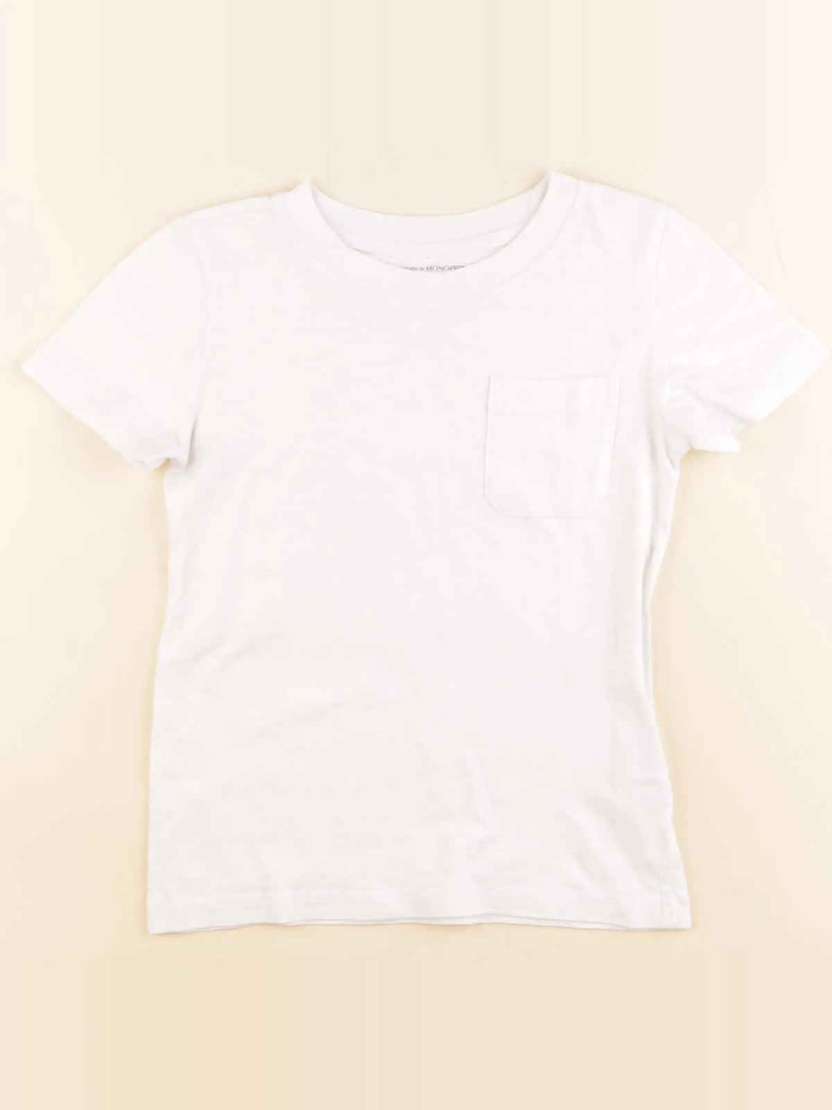 Monoprix - tee-shirt blanc - 6 ans
