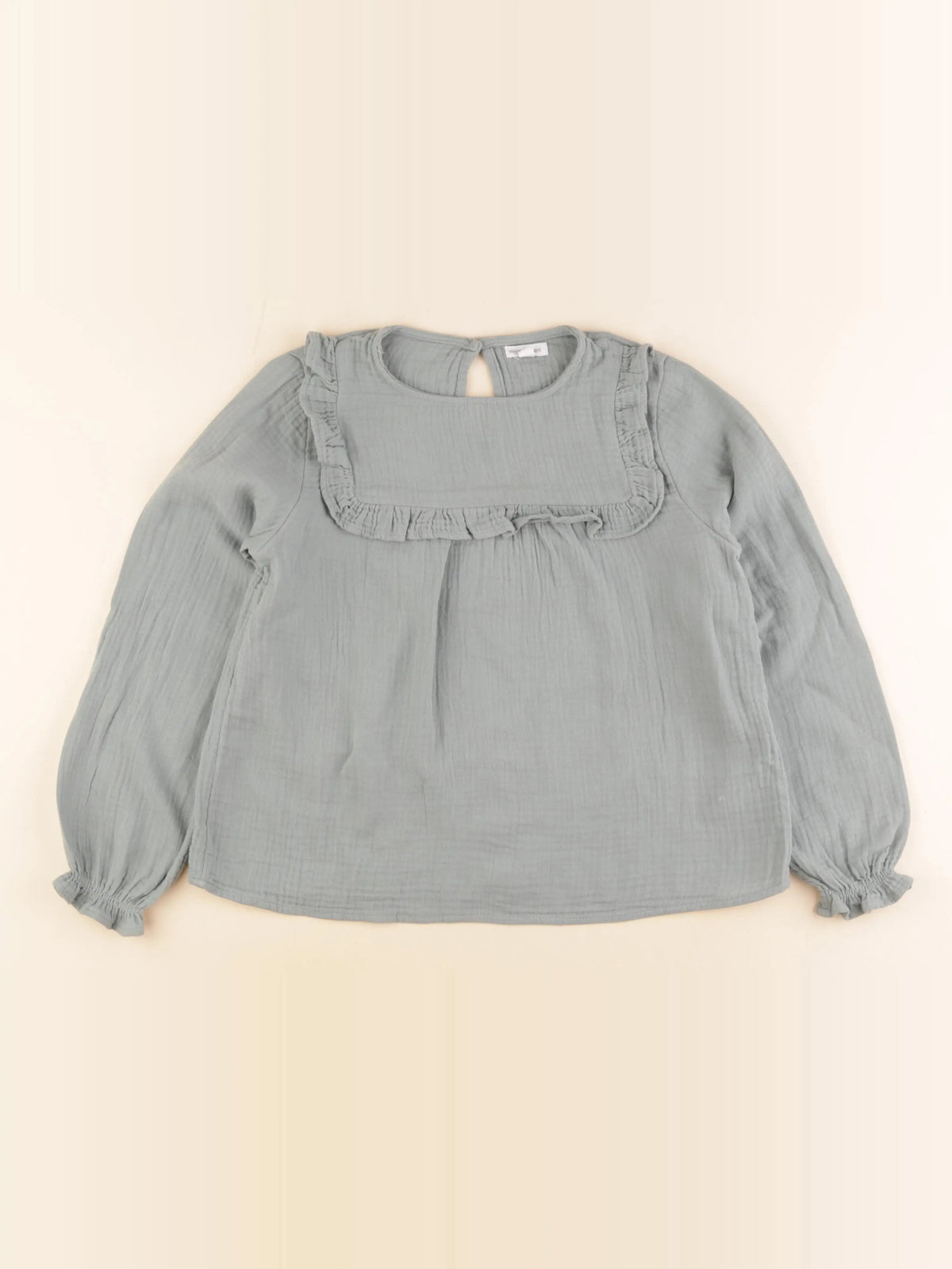 Vertbaudet - blouse vert - 10 ans