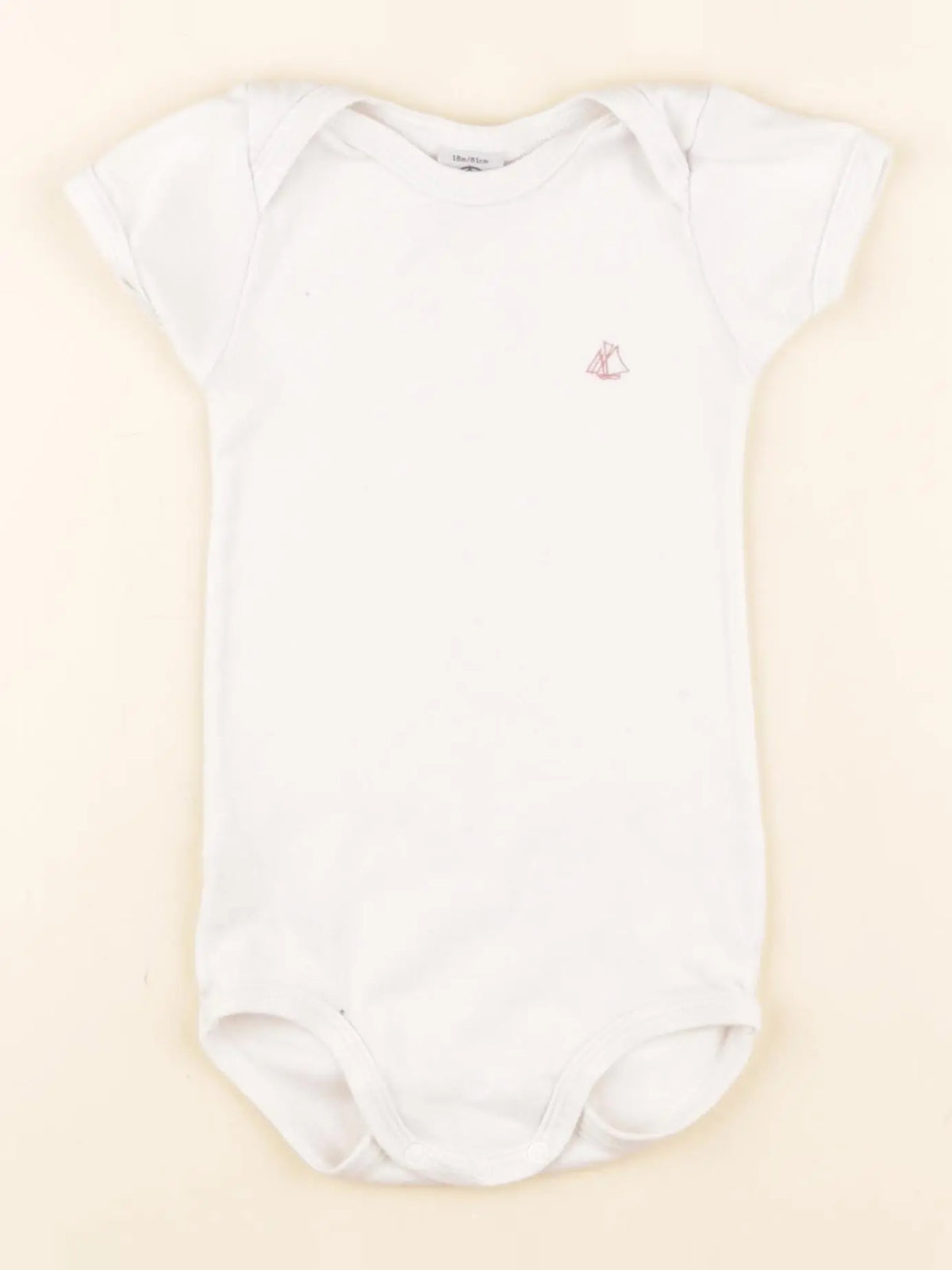 Petit Bateau - body blanc - 18 mois