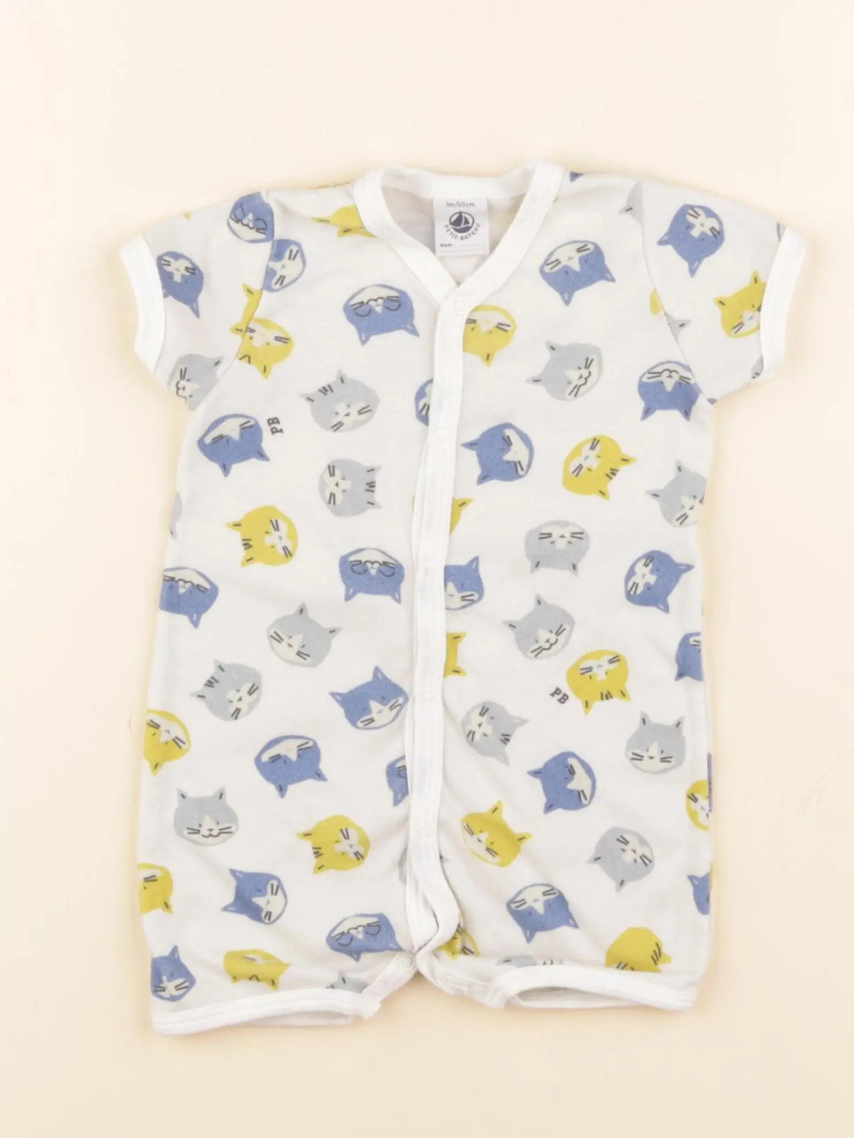 Petit Bateau - pyjama coton multicolore - 3 mois