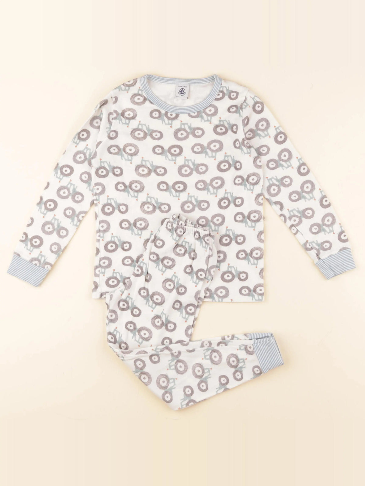 Petit Bateau - pyjama coton multicolore - 6 ans