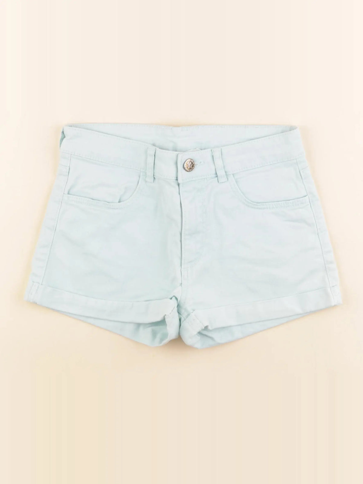 H&M - short bleu - 10/11 ans