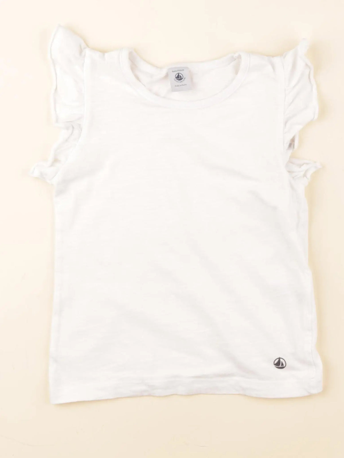 Petit Bateau - tee-shirt blanc - 6 ans