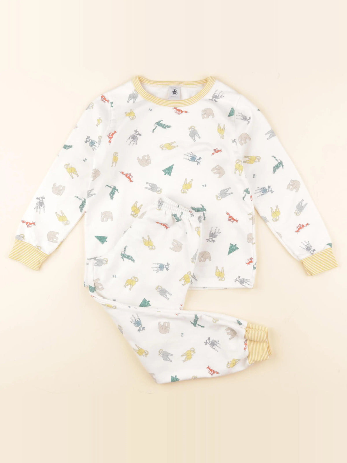 Petit Bateau - pyjama coton multicolore - 6 ans