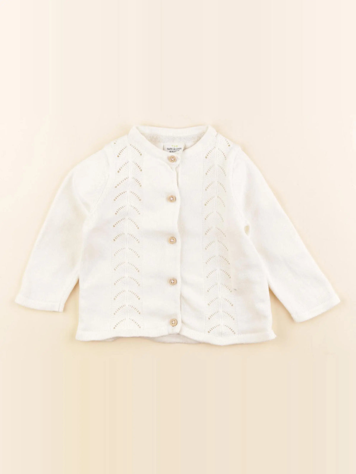 Tape à l'oeil - gilet beige - 18 mois