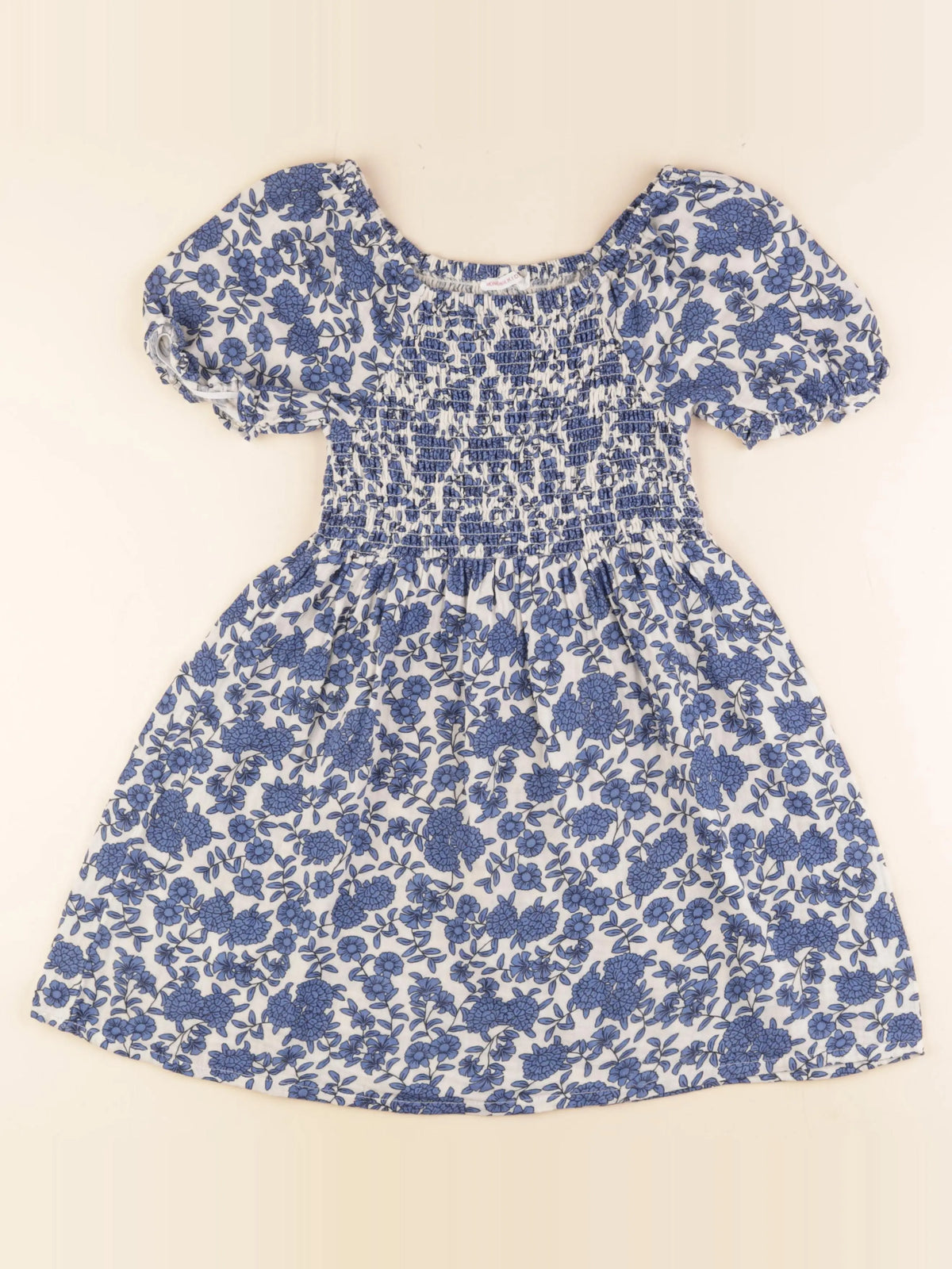 Monoprix - robe bleu - 8 ans