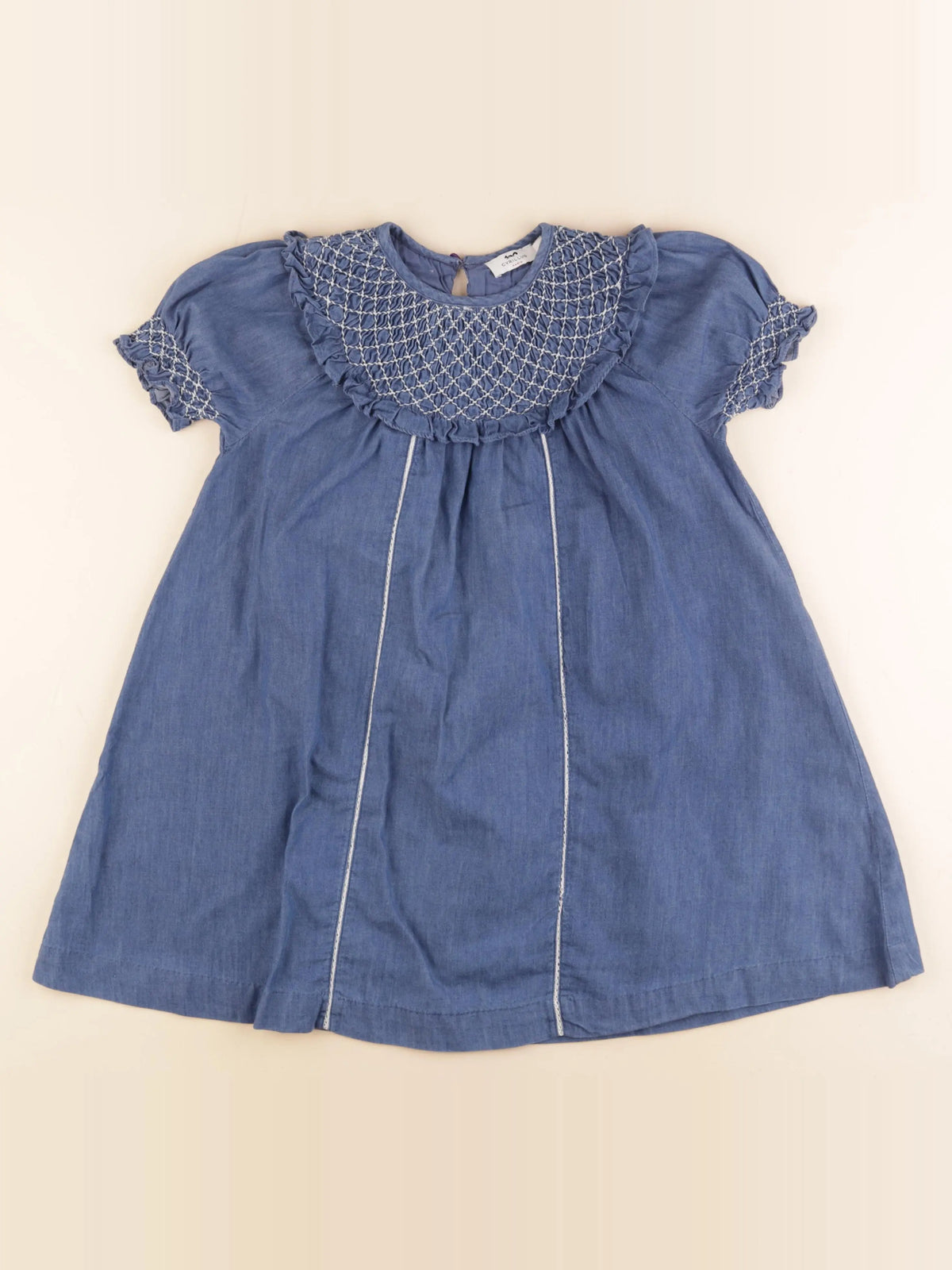 Cyrillus - robe bleu - 8 ans
