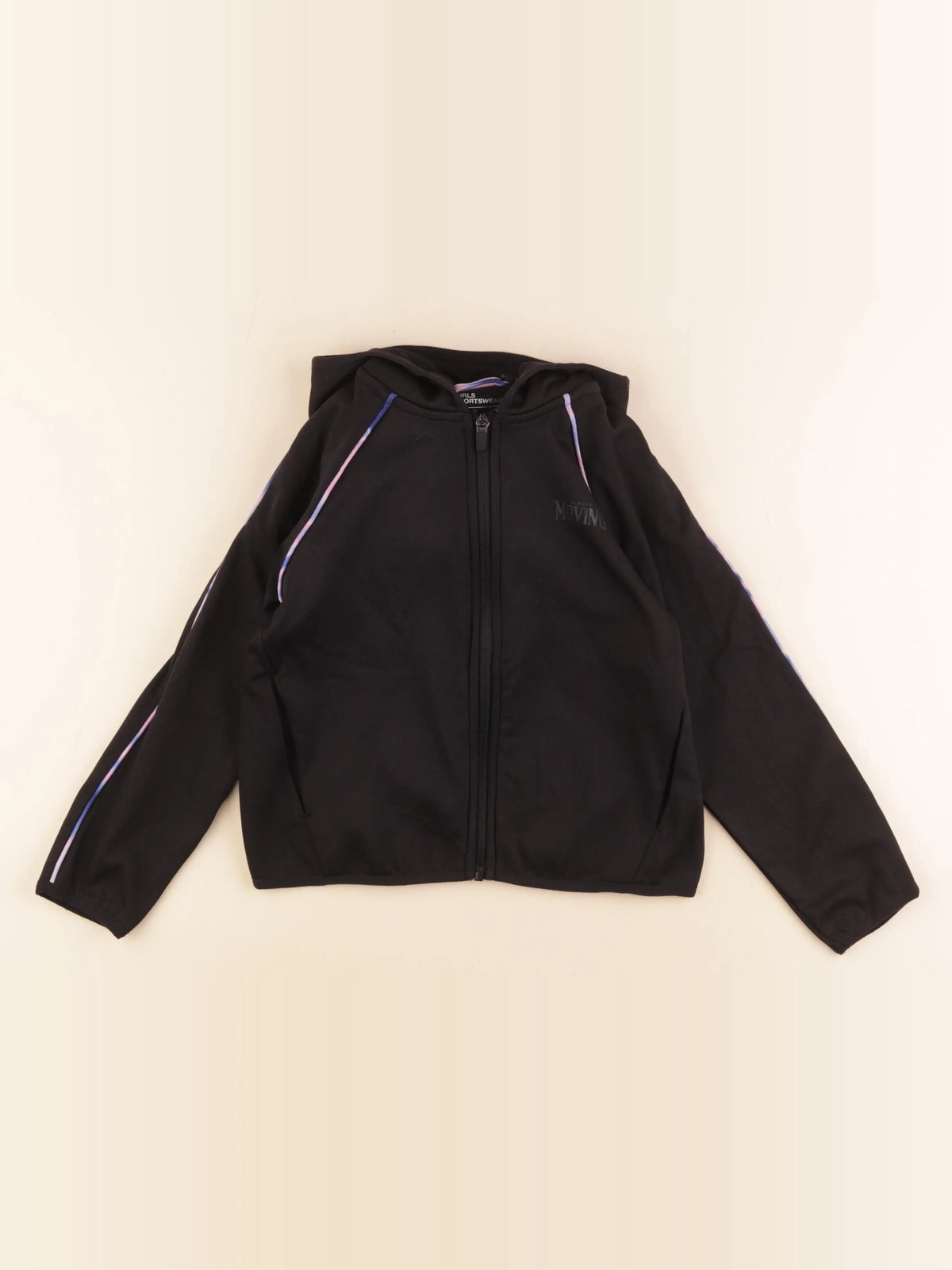 Lefties - sweat noir - 7/8 ans