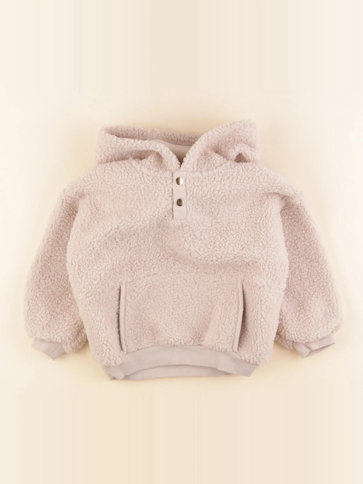 Vertbaudet - sweat beige - 4 ans