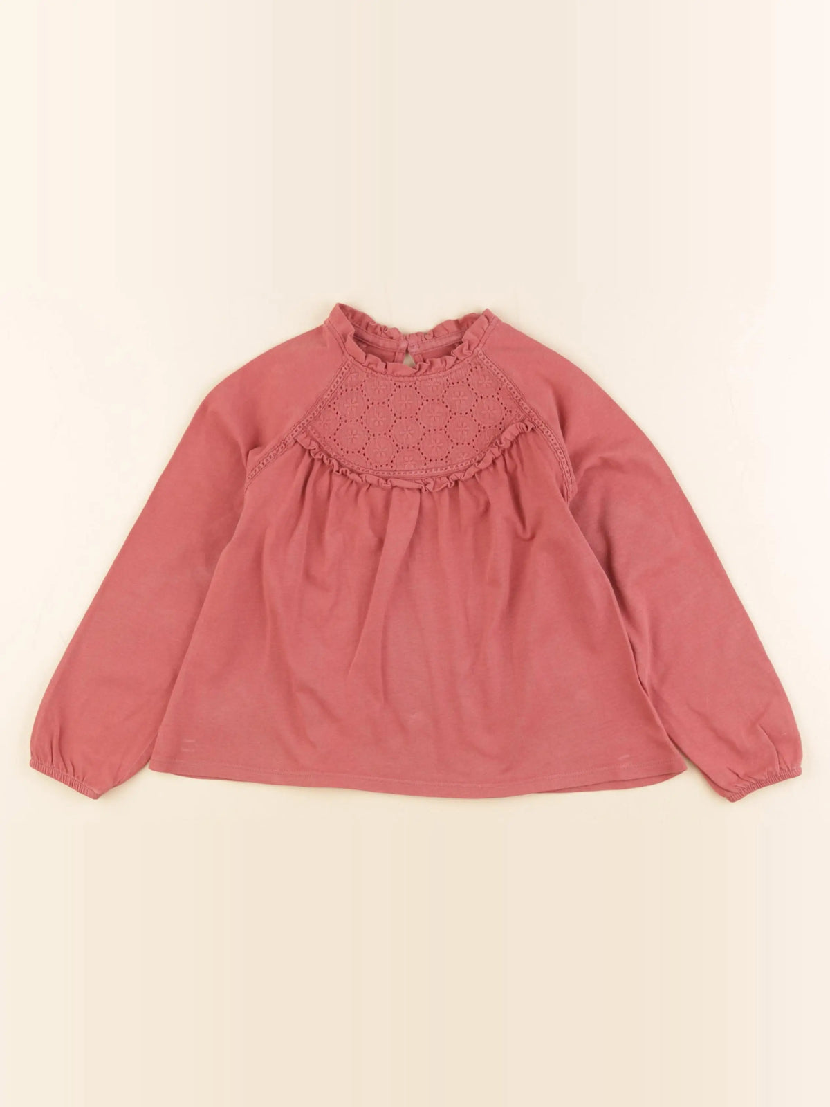 Vertbaudet - tee-shirt rose - 4 ans