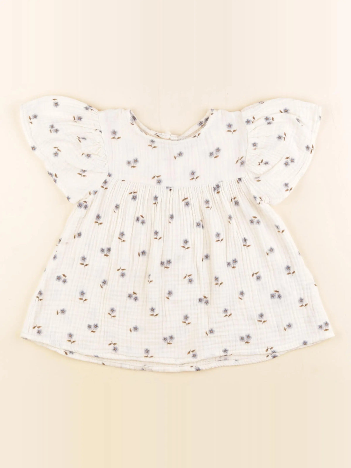 Vertbaudet - blouse beige - 5 ans