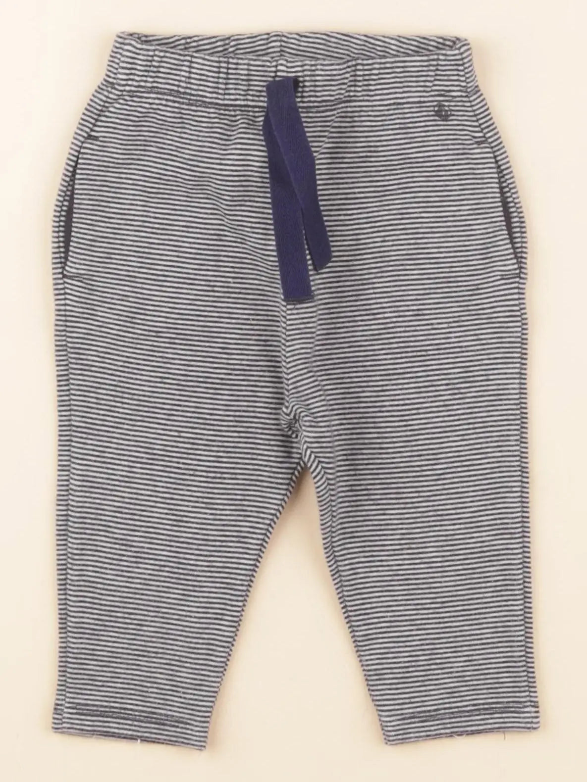 Petit Bateau - jogging bleu - 6 mois