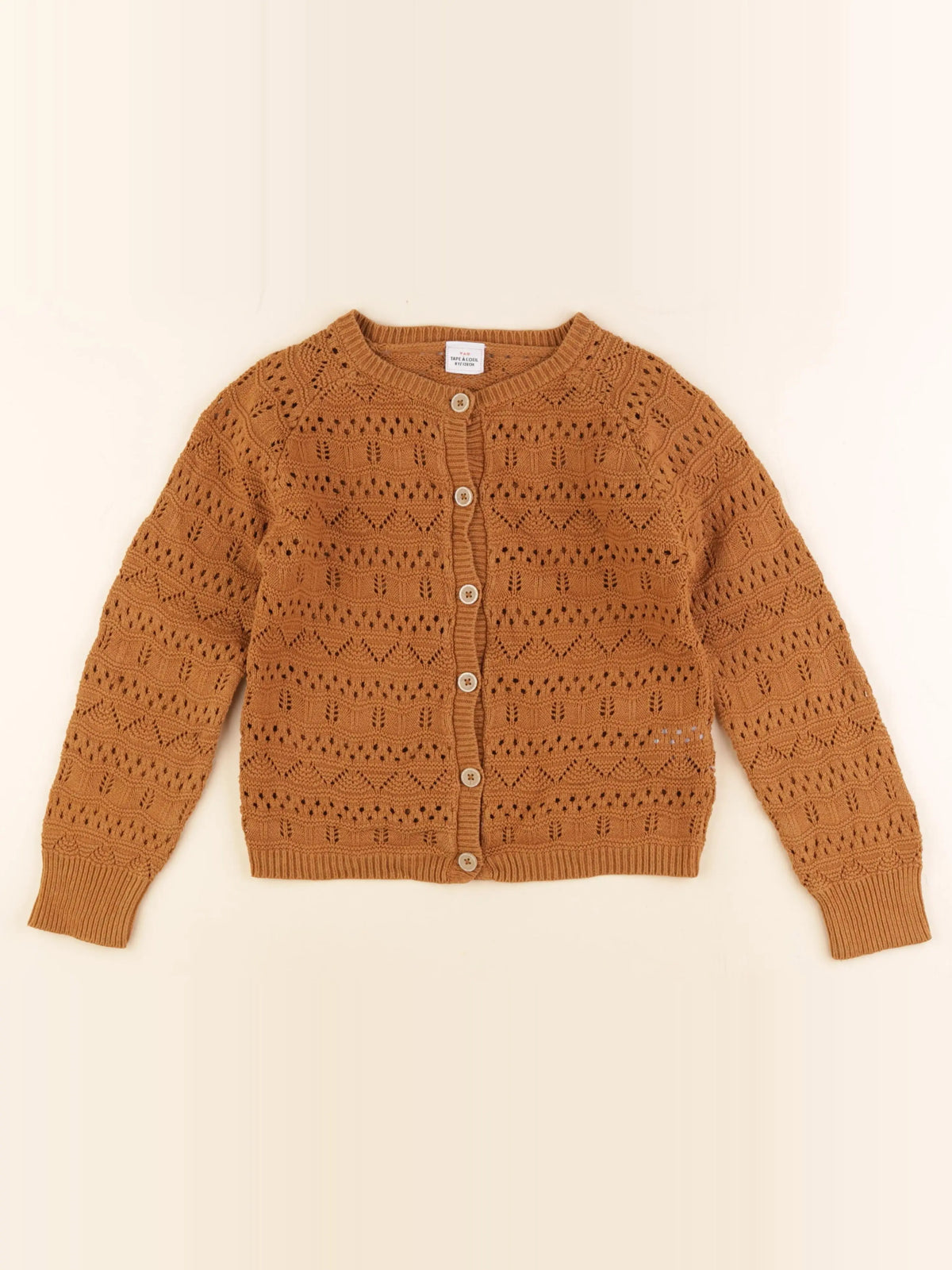 Tape à l'oeil - gilet marron - 8 ans
