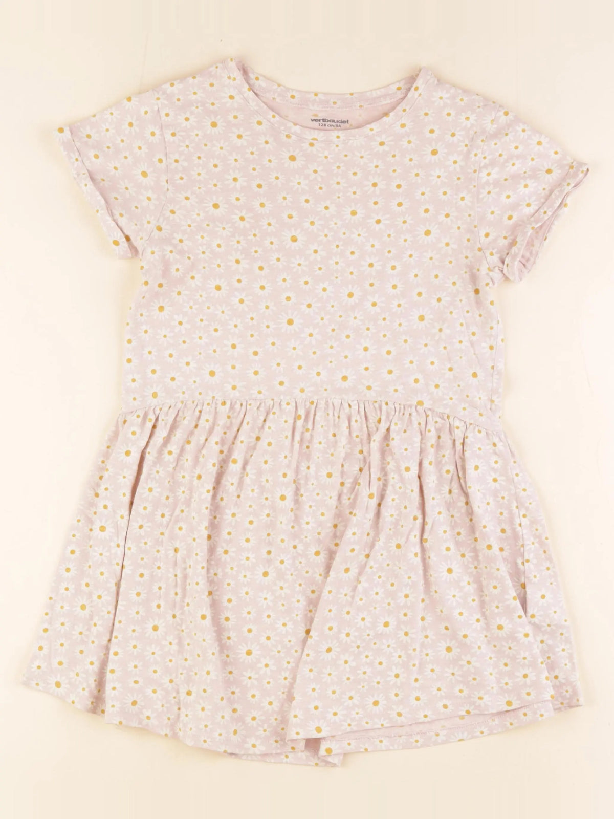 Vertbaudet - robe rose - 8 ans