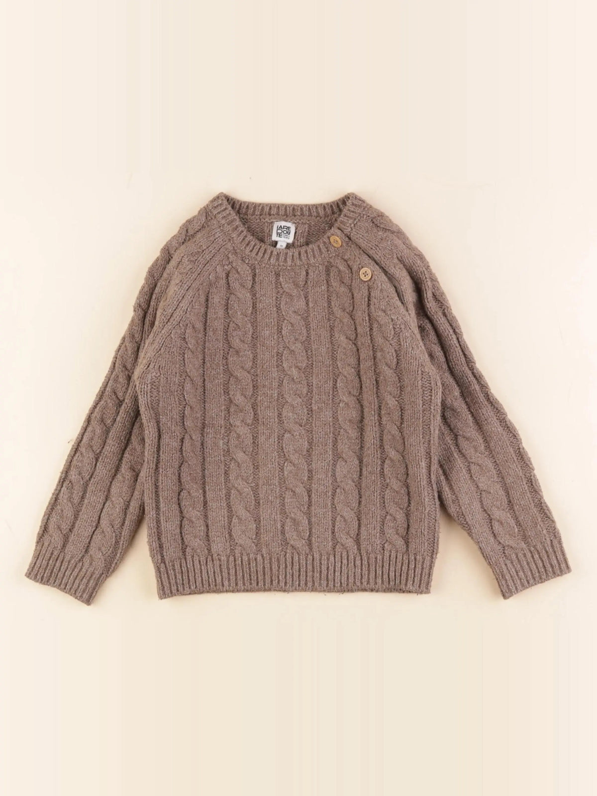 La Redoute - pull marron - 3 ans