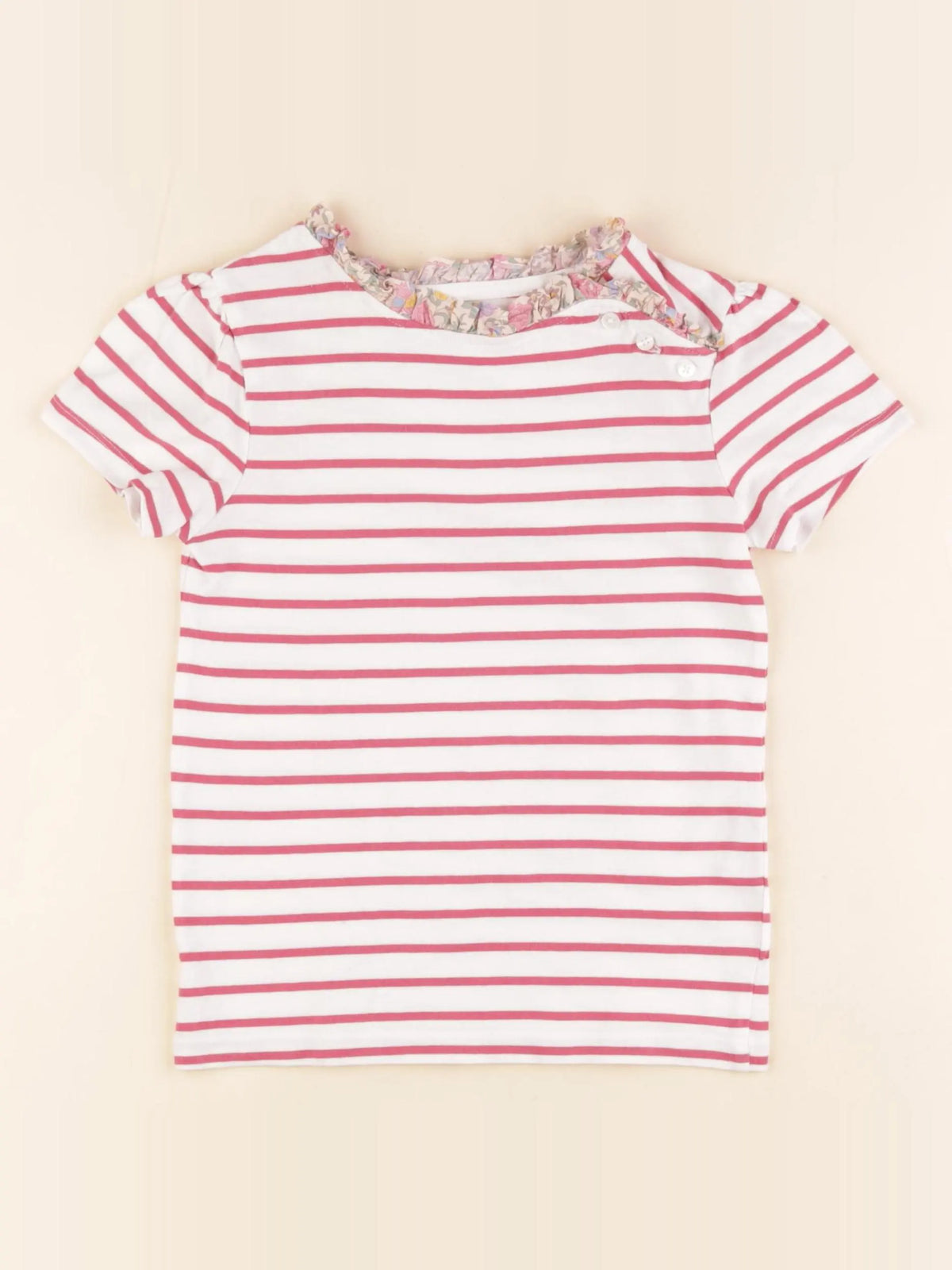 Cyrillus - tee-shirt blanc - 6 ans