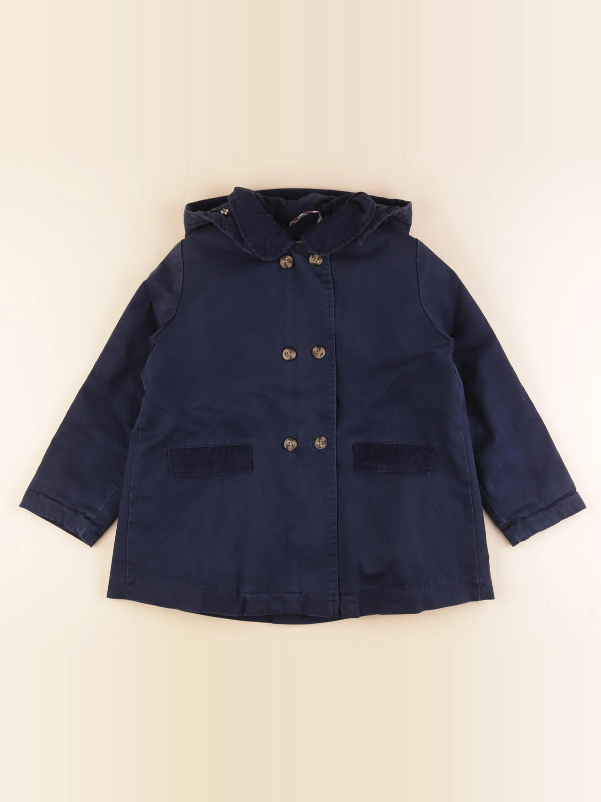 Cyrillus - imperméable bleu - 8 ans