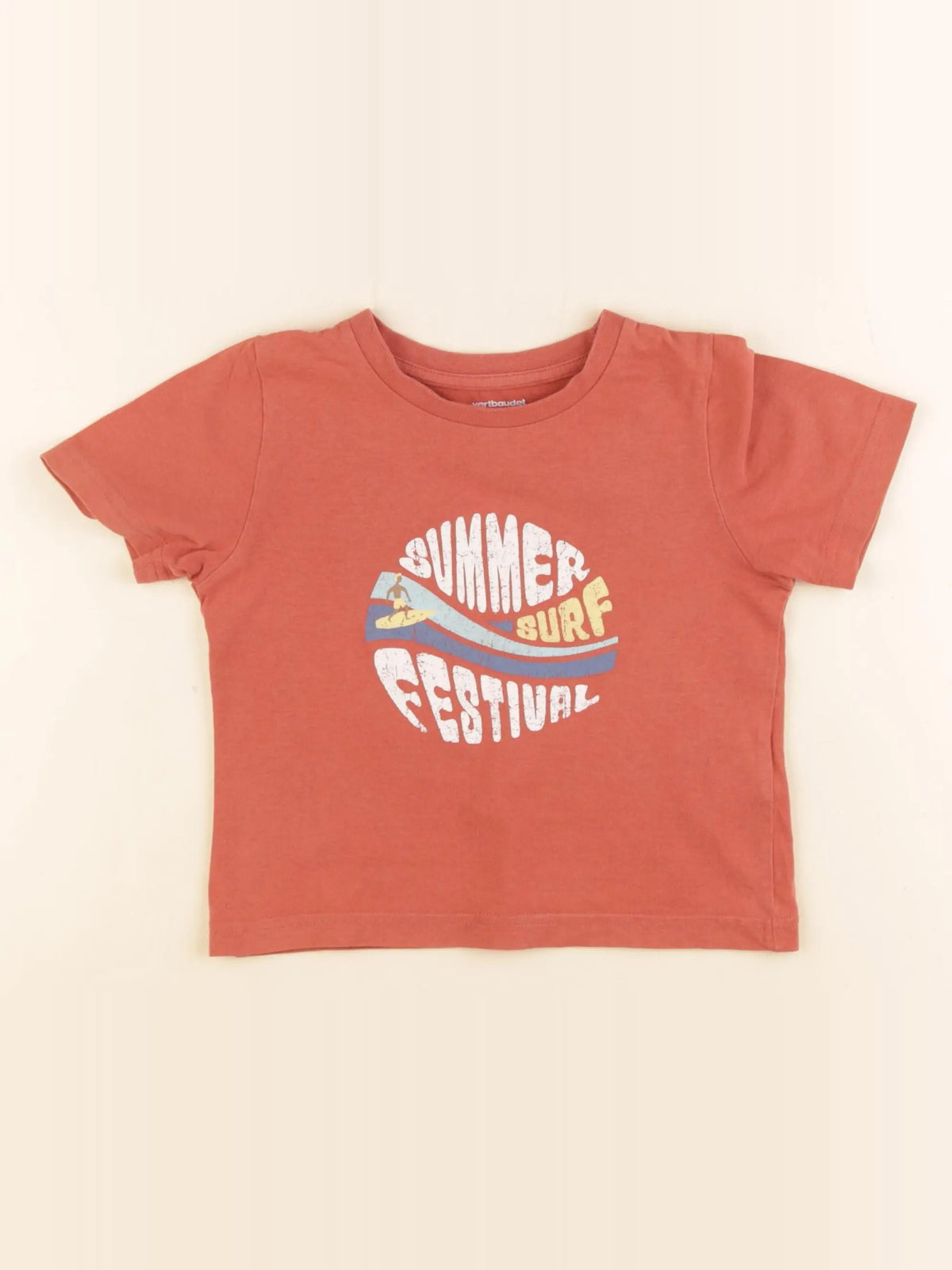 Vertbaudet - tee-shirt rose - 3 ans