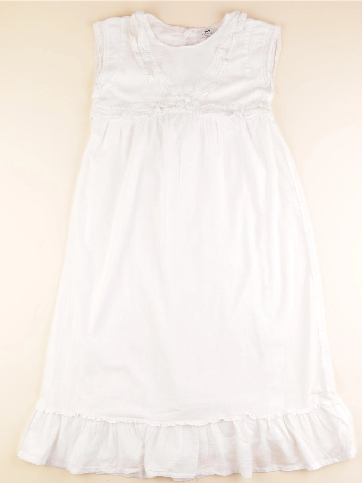 Cyrillus - robe blanc - 12 ans