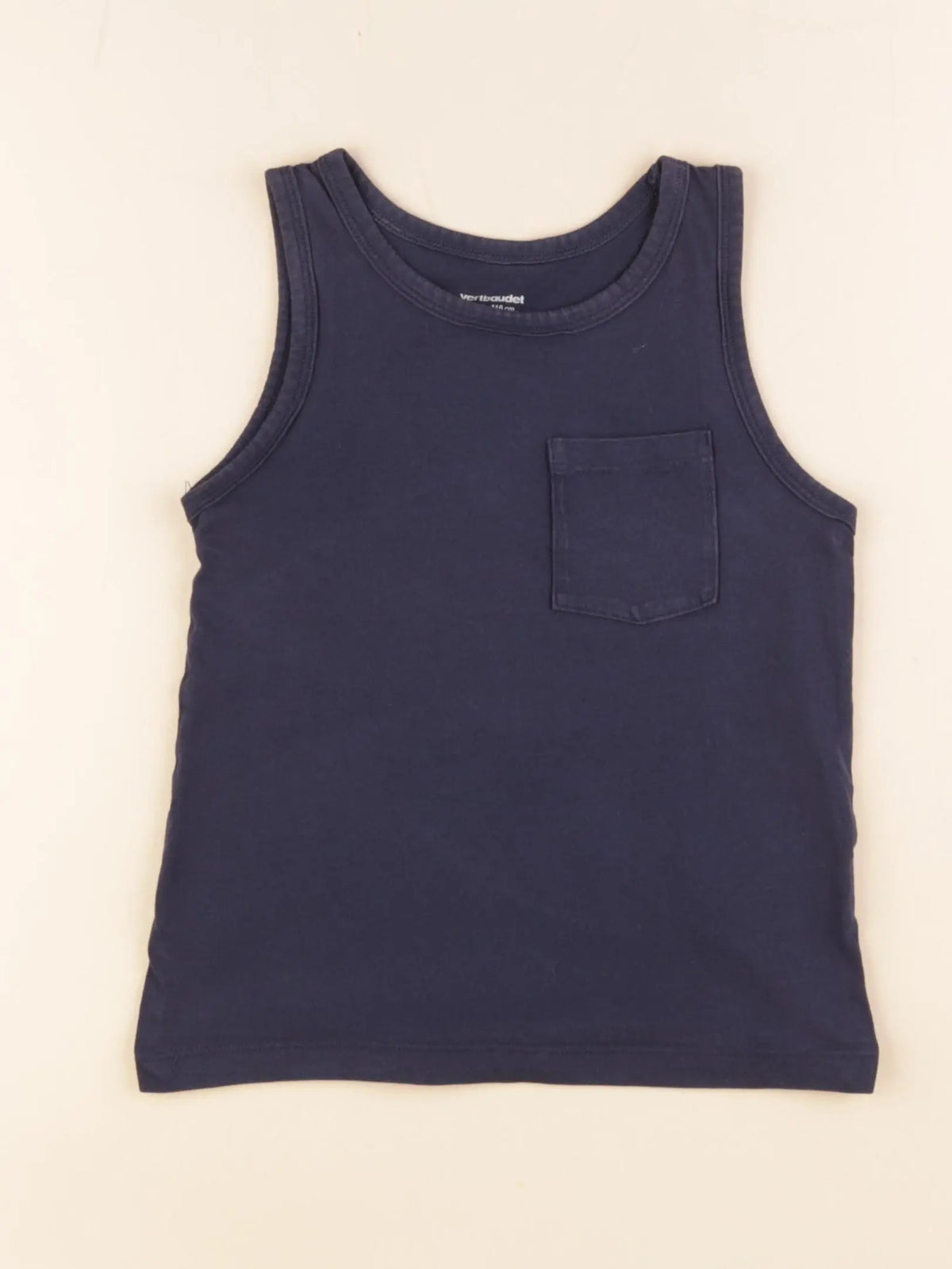 Vertbaudet - débardeur bleu - 6 ans