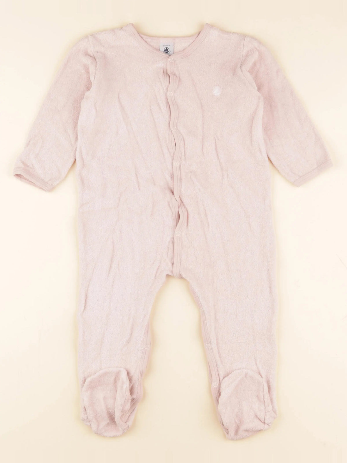 Petit Bateau - pyjama coton rose - 24 mois