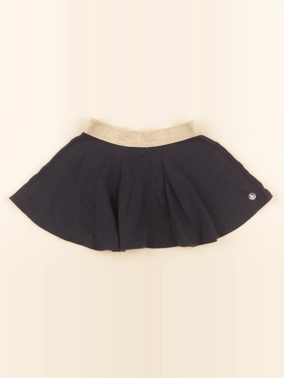 Petit Bateau - jupe or, bleu - 12 mois