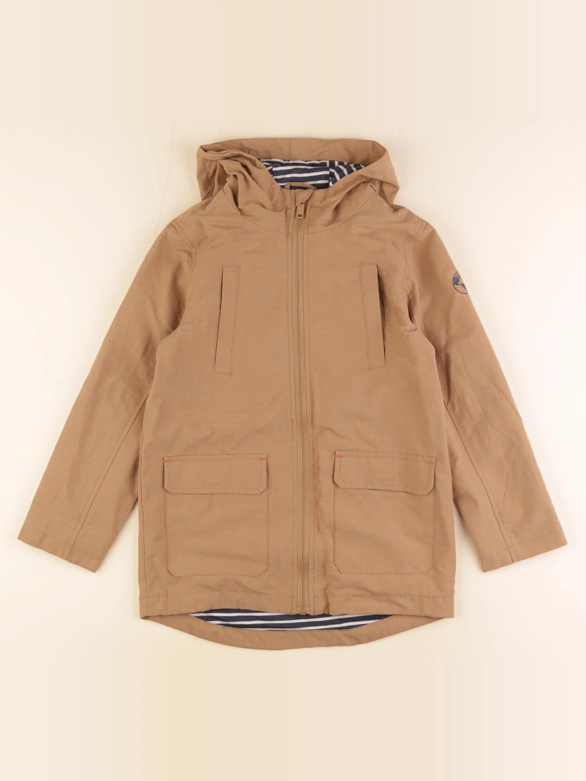 Vertbaudet - parka marron - 8 ans