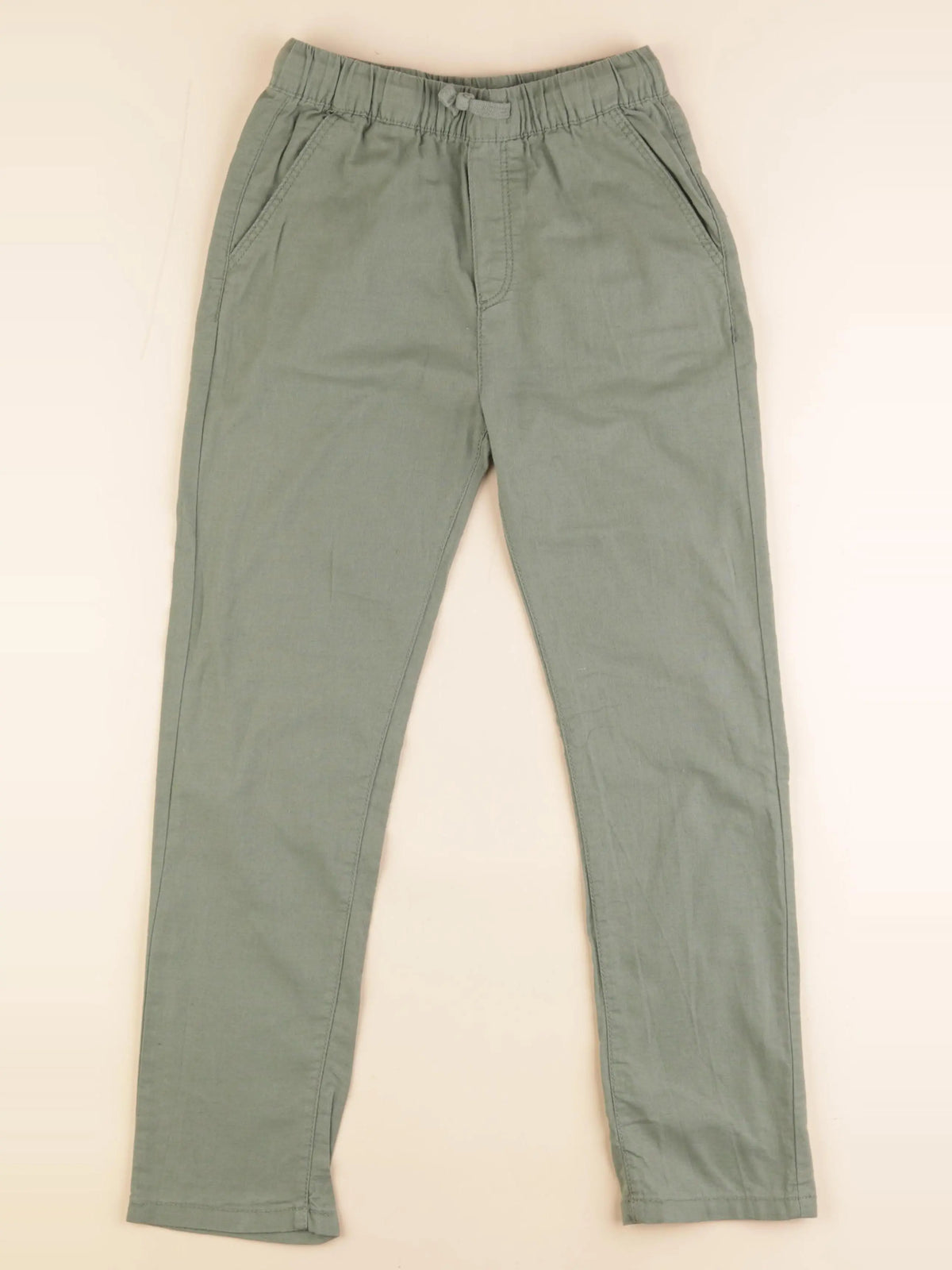 Vertbaudet - pantalon vert - 9 ans