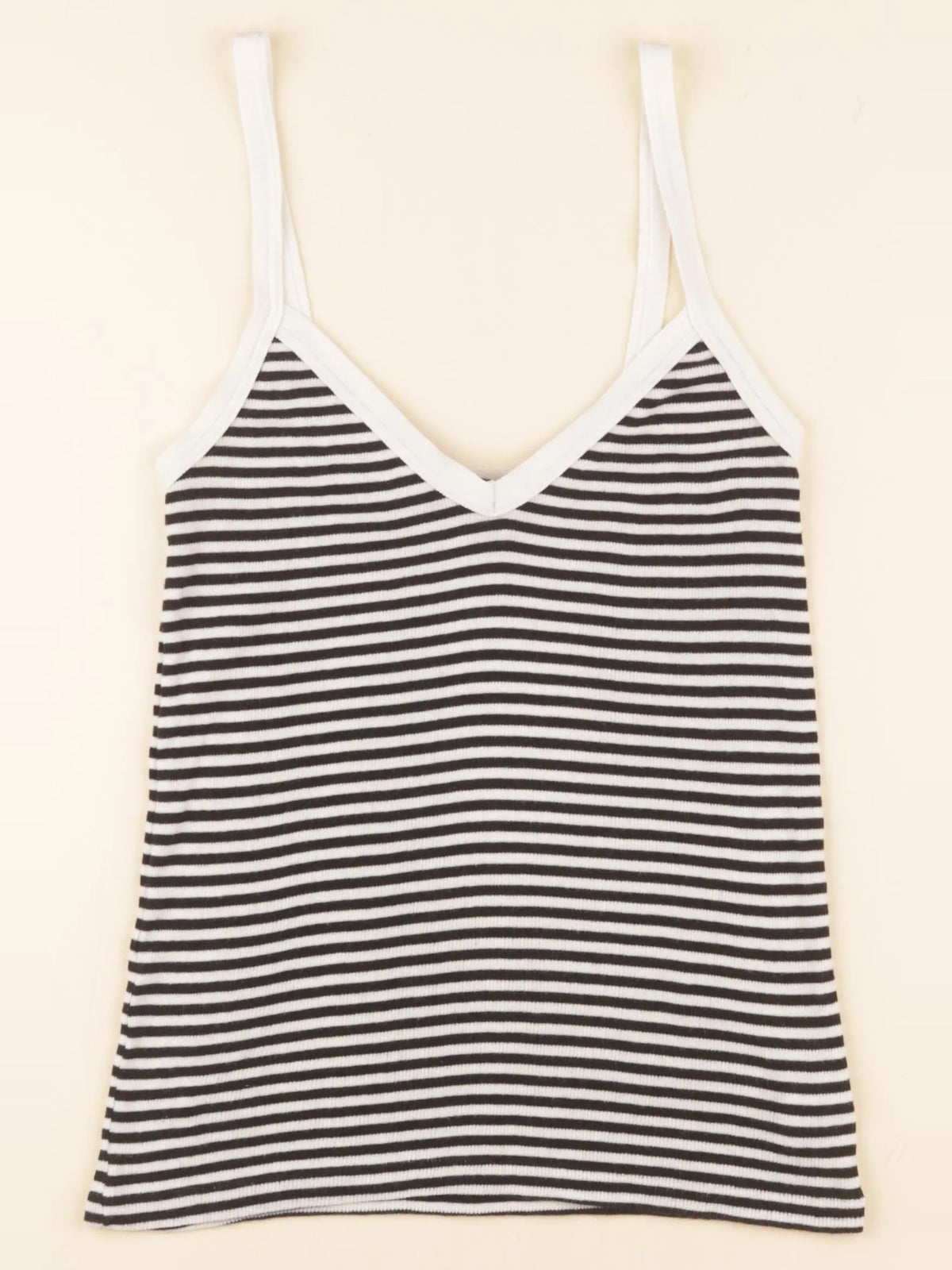 Petit Bateau - débardeur blanc, noir - 14 ans