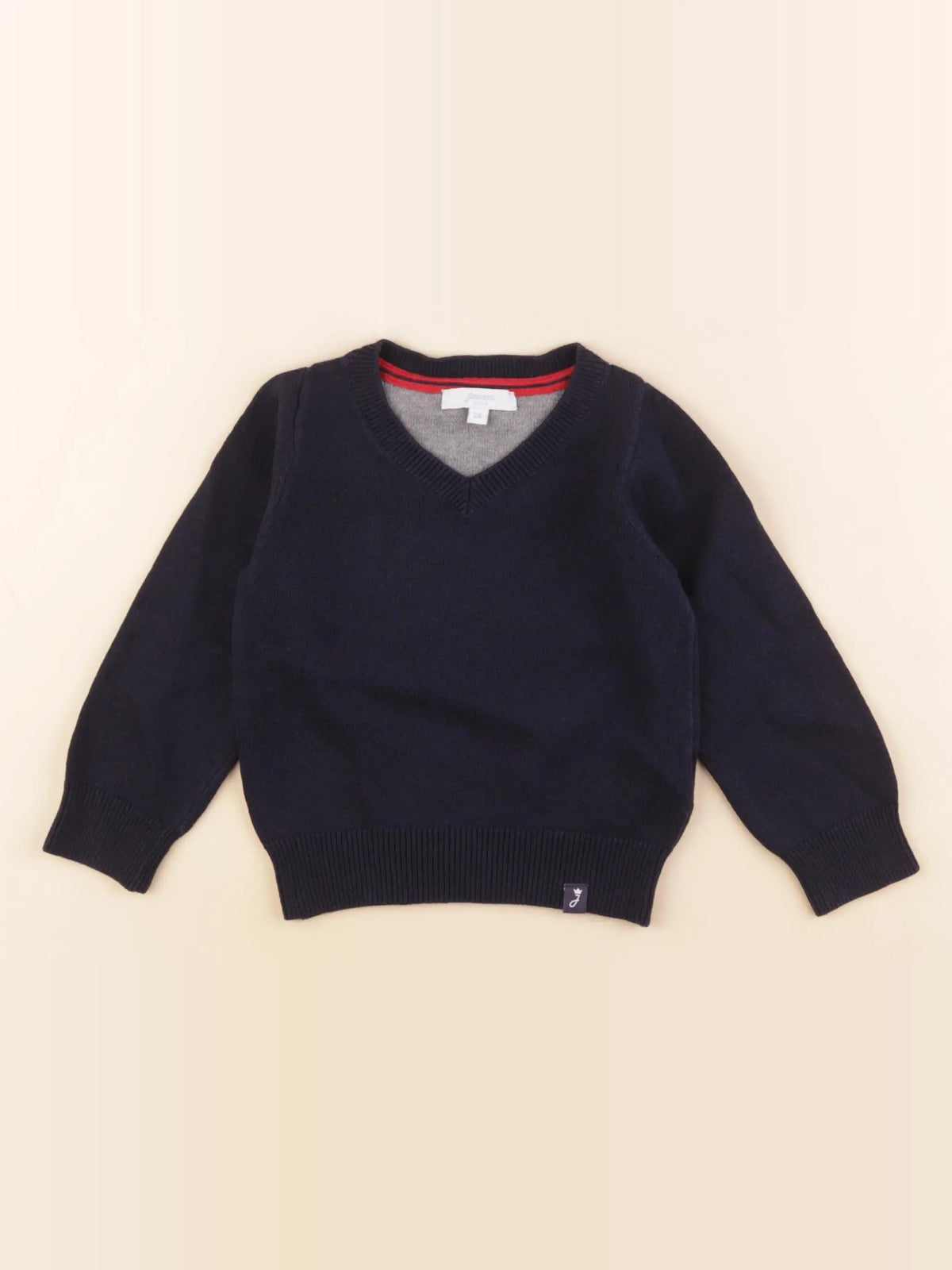 Jacadi - pull bleu - 2 ans