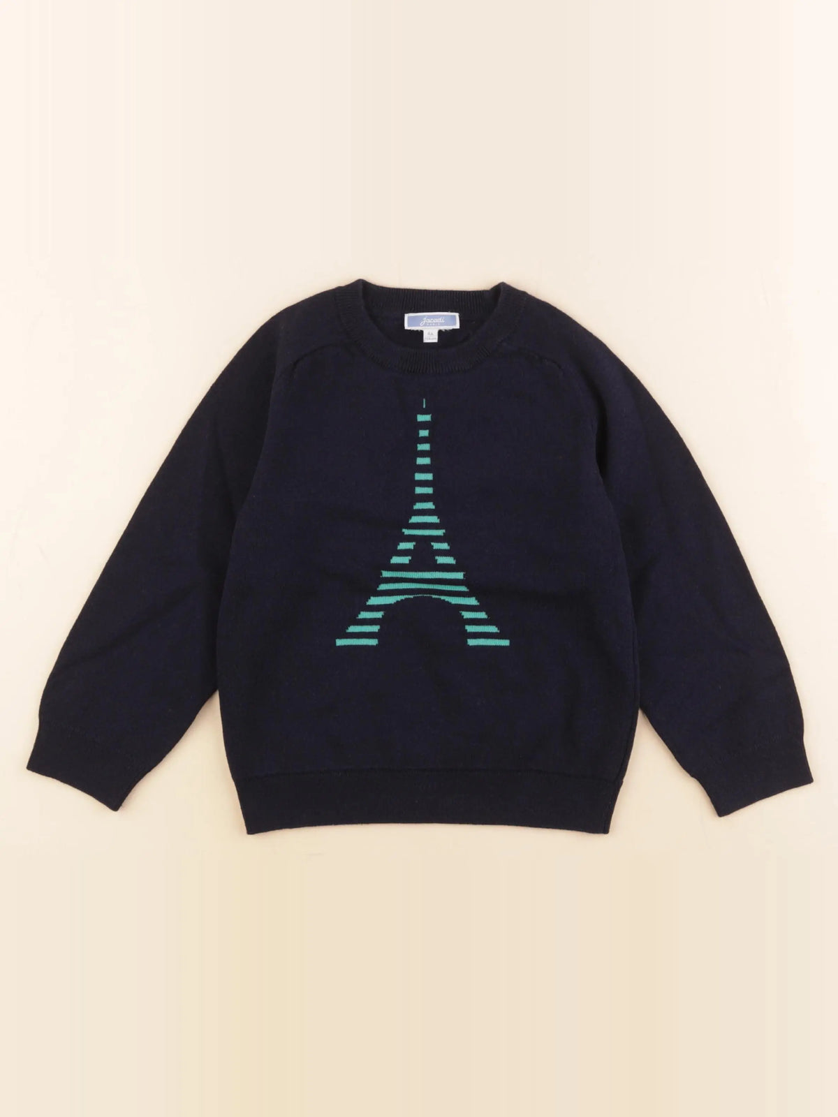 Jacadi - pull bleu - 4 ans