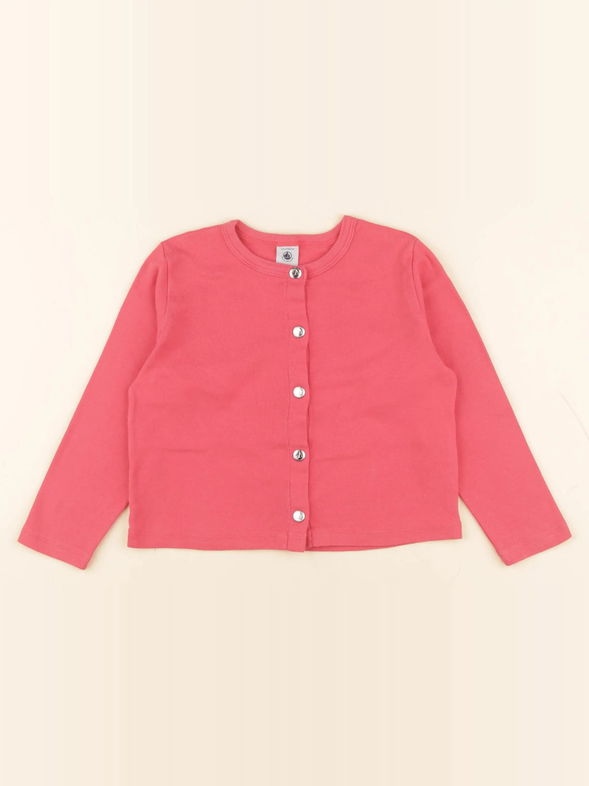 Petit Bateau - gilet rose - 4 ans