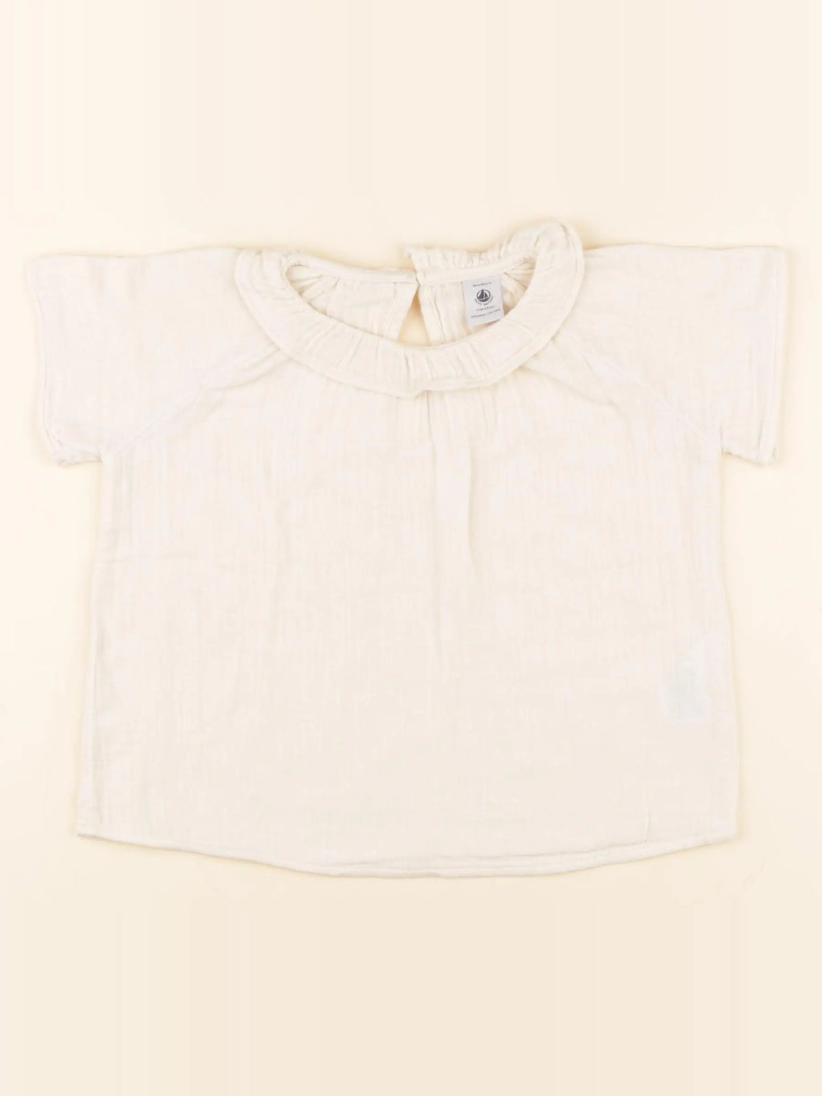 Petit Bateau - blouse beige - 18 mois