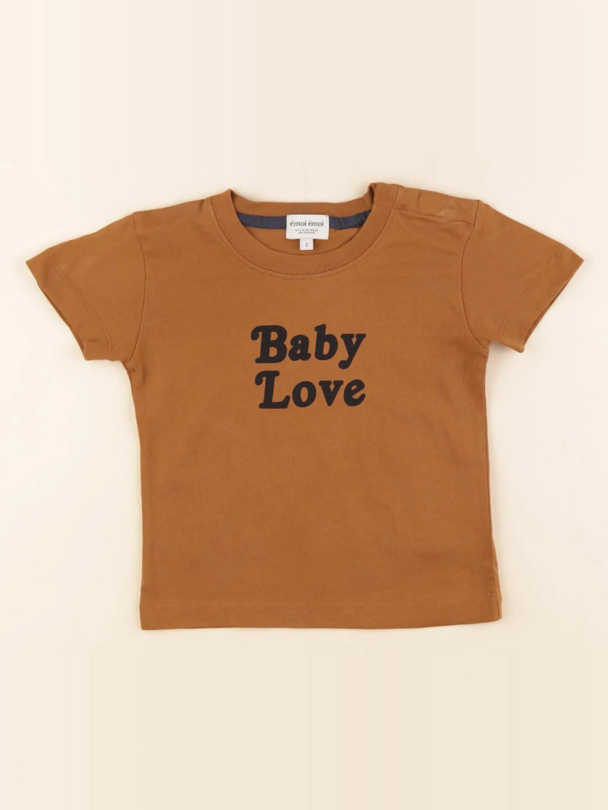 Emoi emoi - tee-shirt marron - 2 ans
