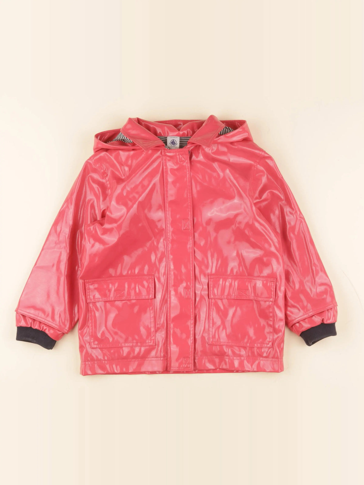 Petit Bateau - imperméable rose - 4 ans