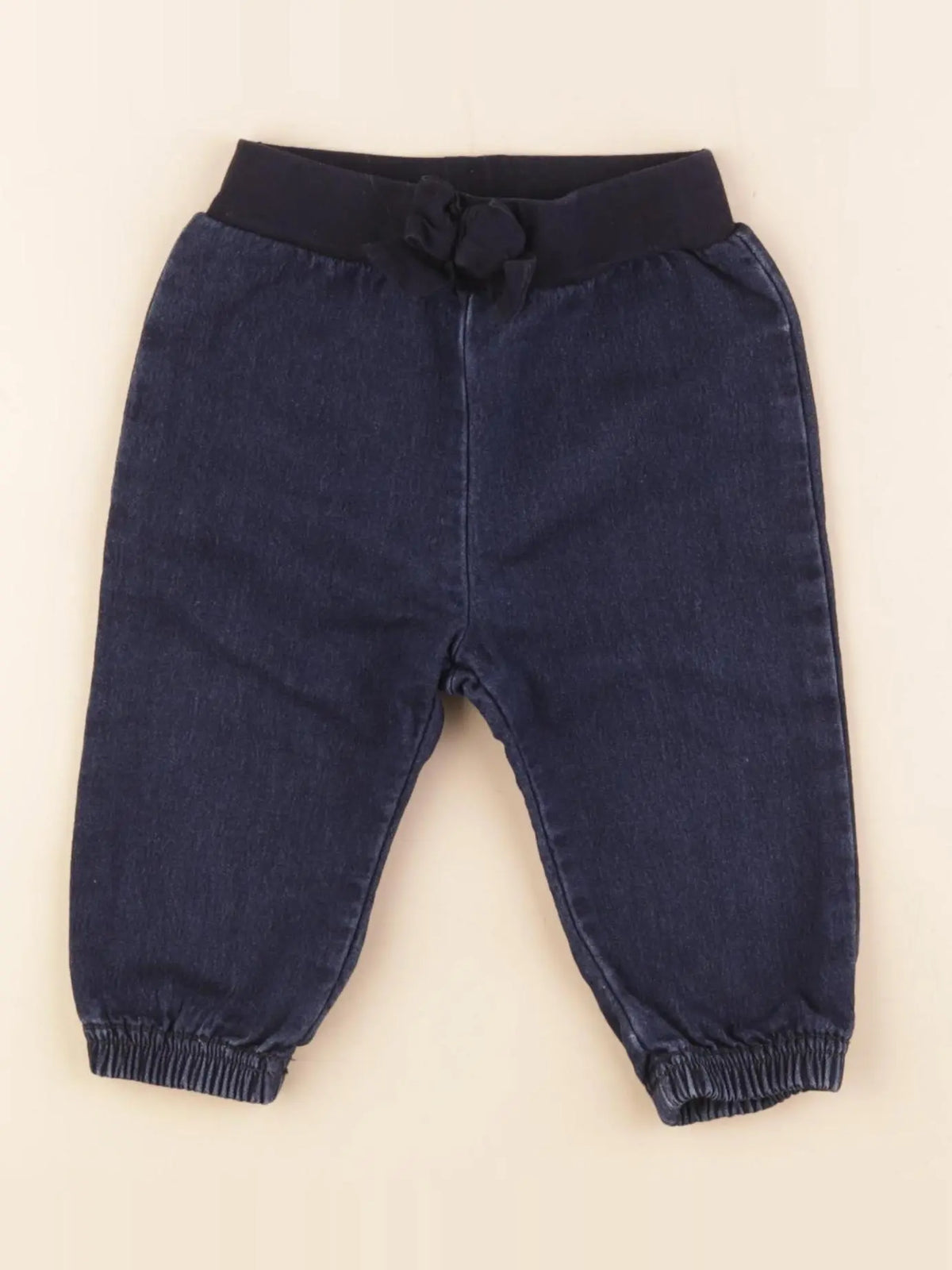 Petit Bateau - pantalon bleu - 6 mois
