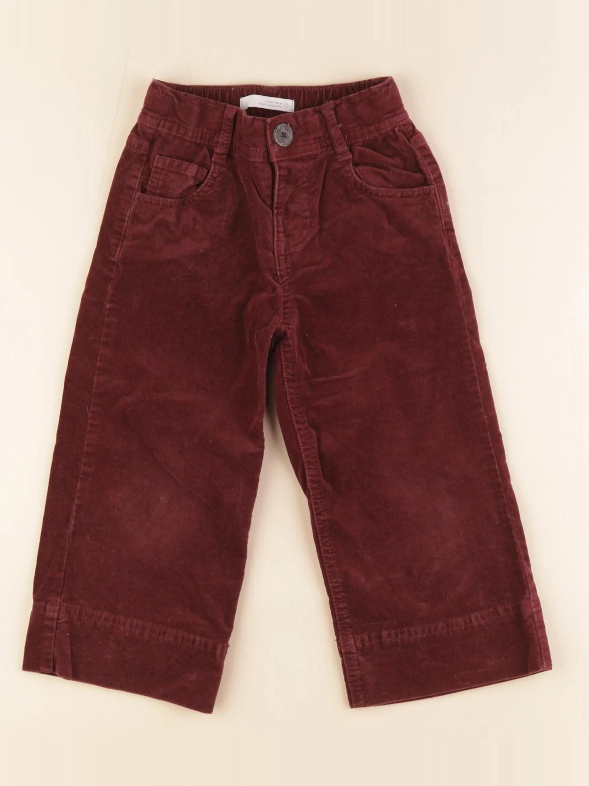 Zara - pantalon rouge - 4 ans