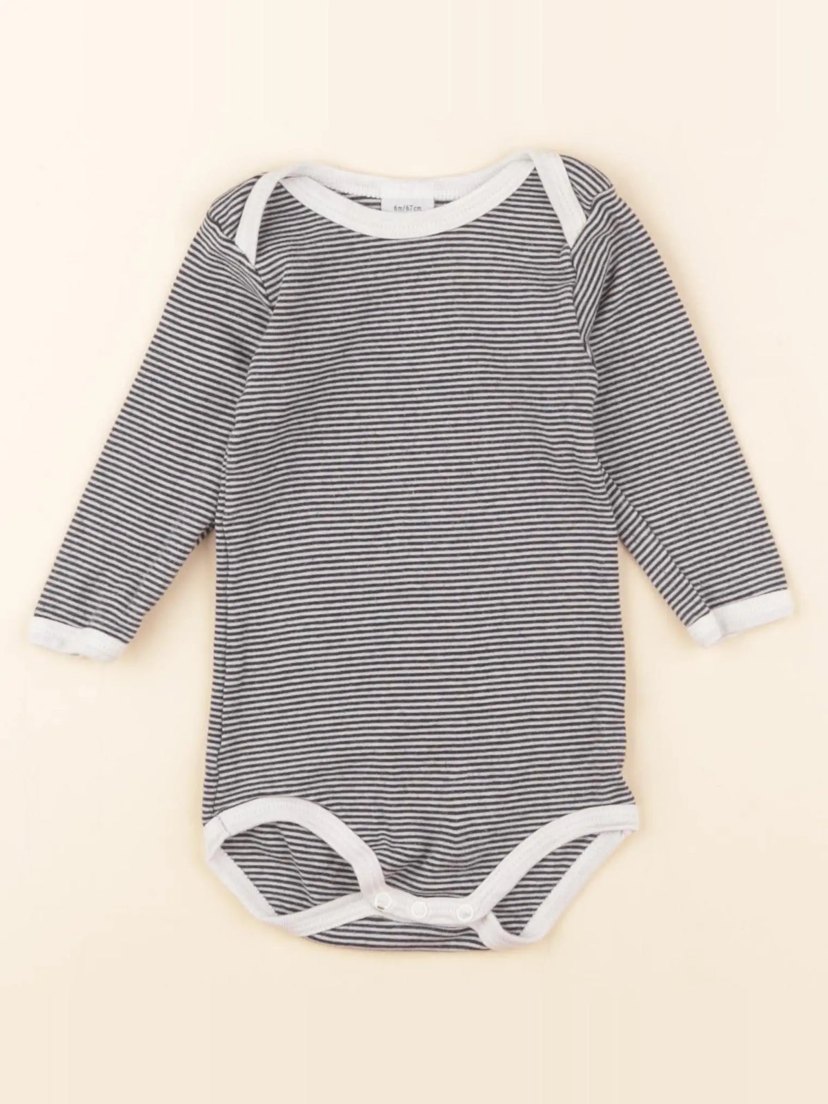 Petit Bateau - body bleu - 6 mois