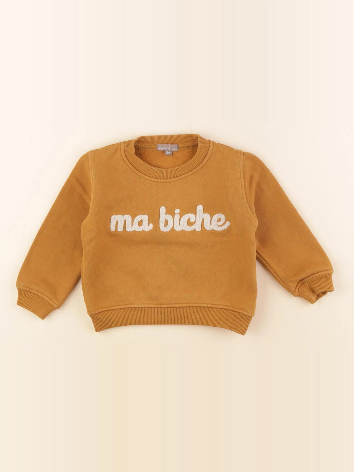 Emile et Ida - sweat jaune - 2 ans