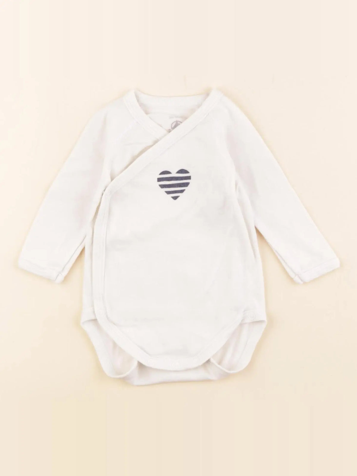 Petit Bateau - body blanc - 3 mois