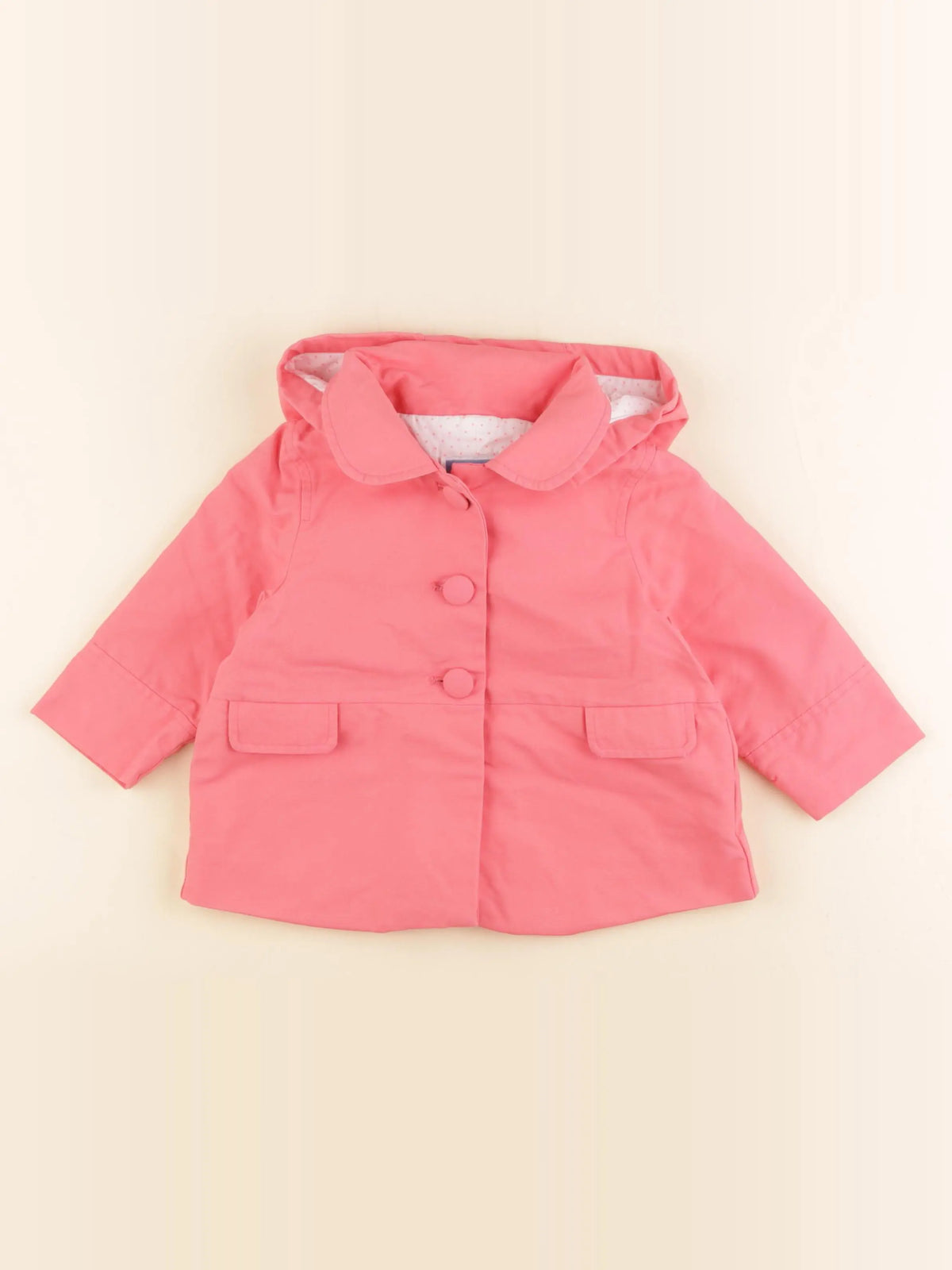 Jacadi - imperméable rose - 12 mois