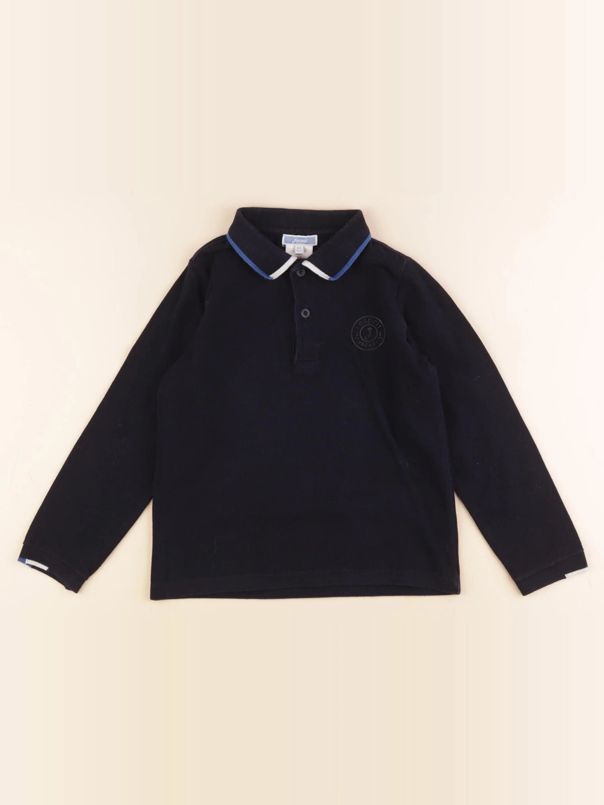 Jacadi - polo bleu - 6 ans
