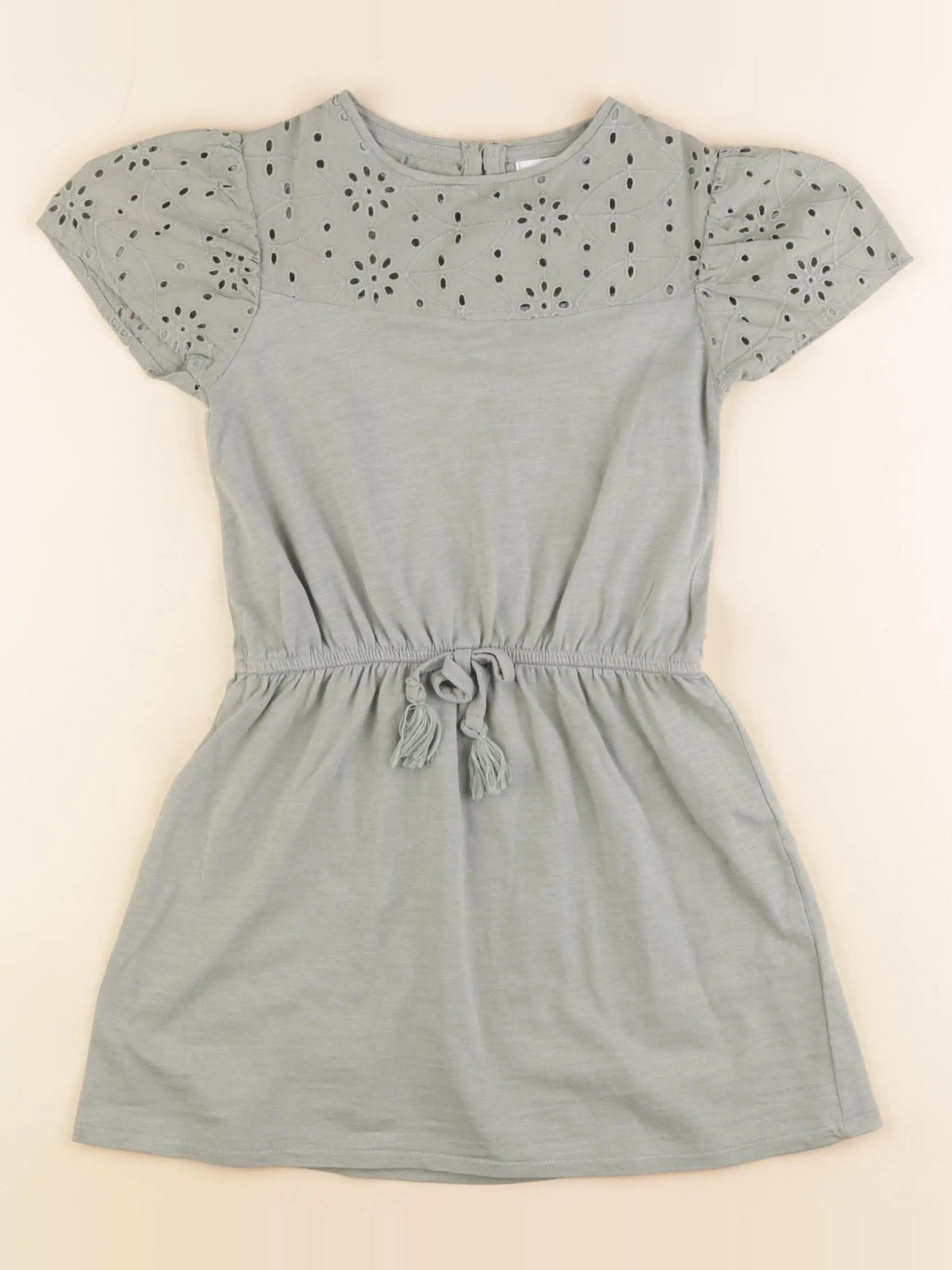 Vertbaudet - robe vert - 6 ans