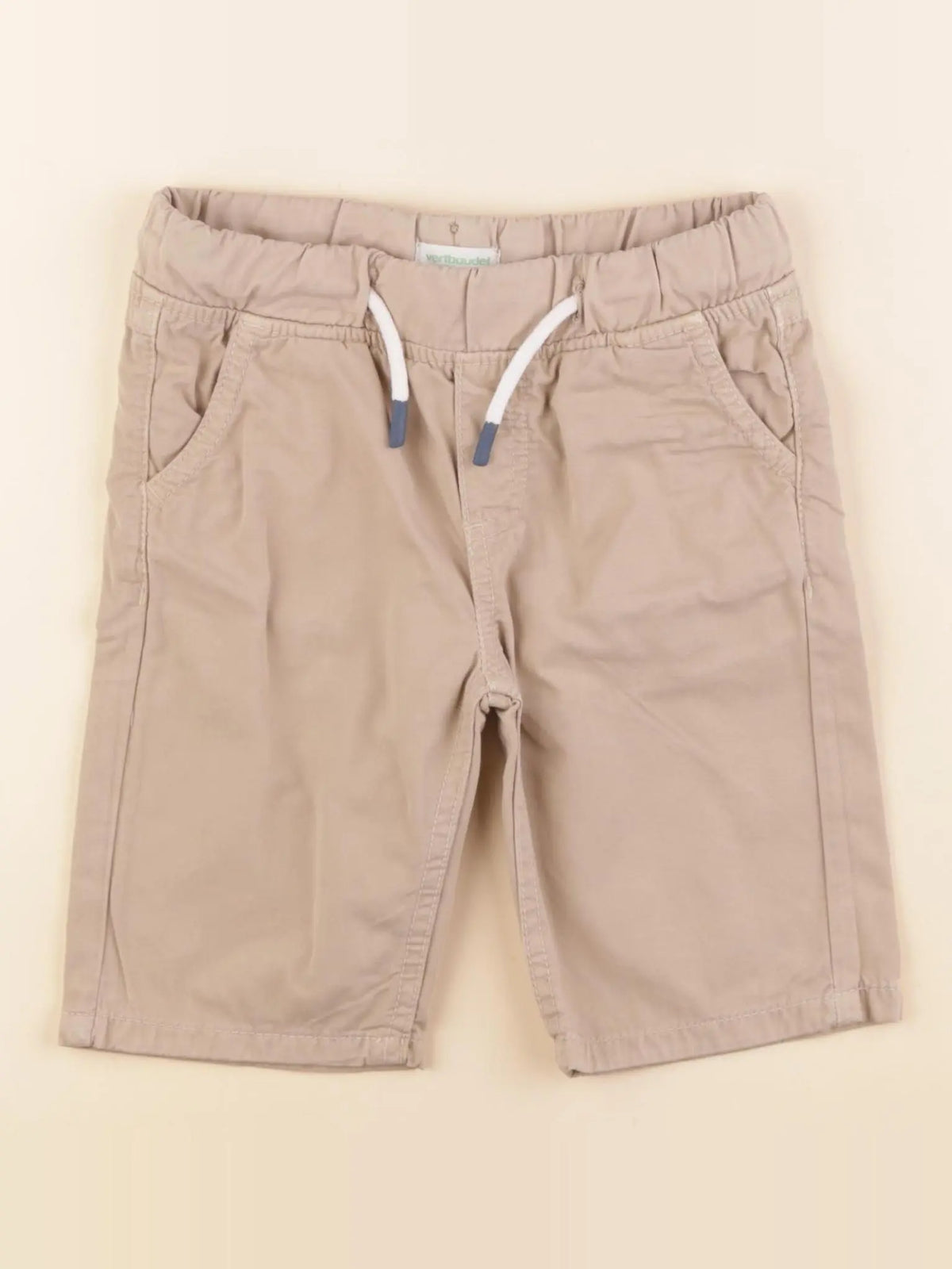 Vertbaudet - short beige - 4 ans