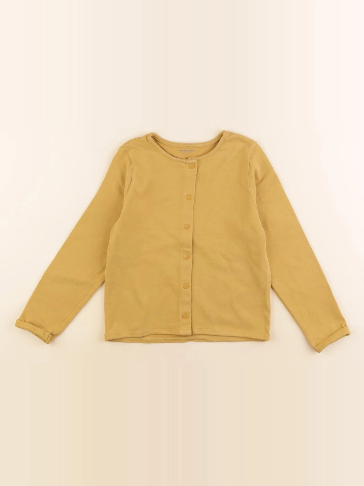 Vertbaudet - sweat jaune - 6 ans