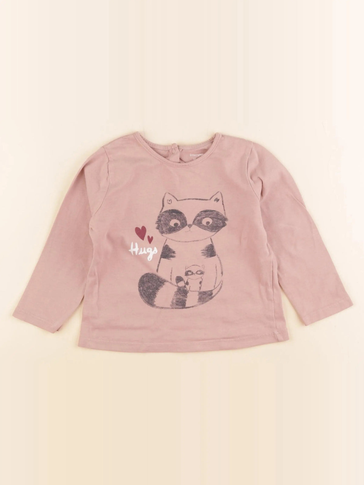 Boutchou - tee-shirt rose - 24 mois