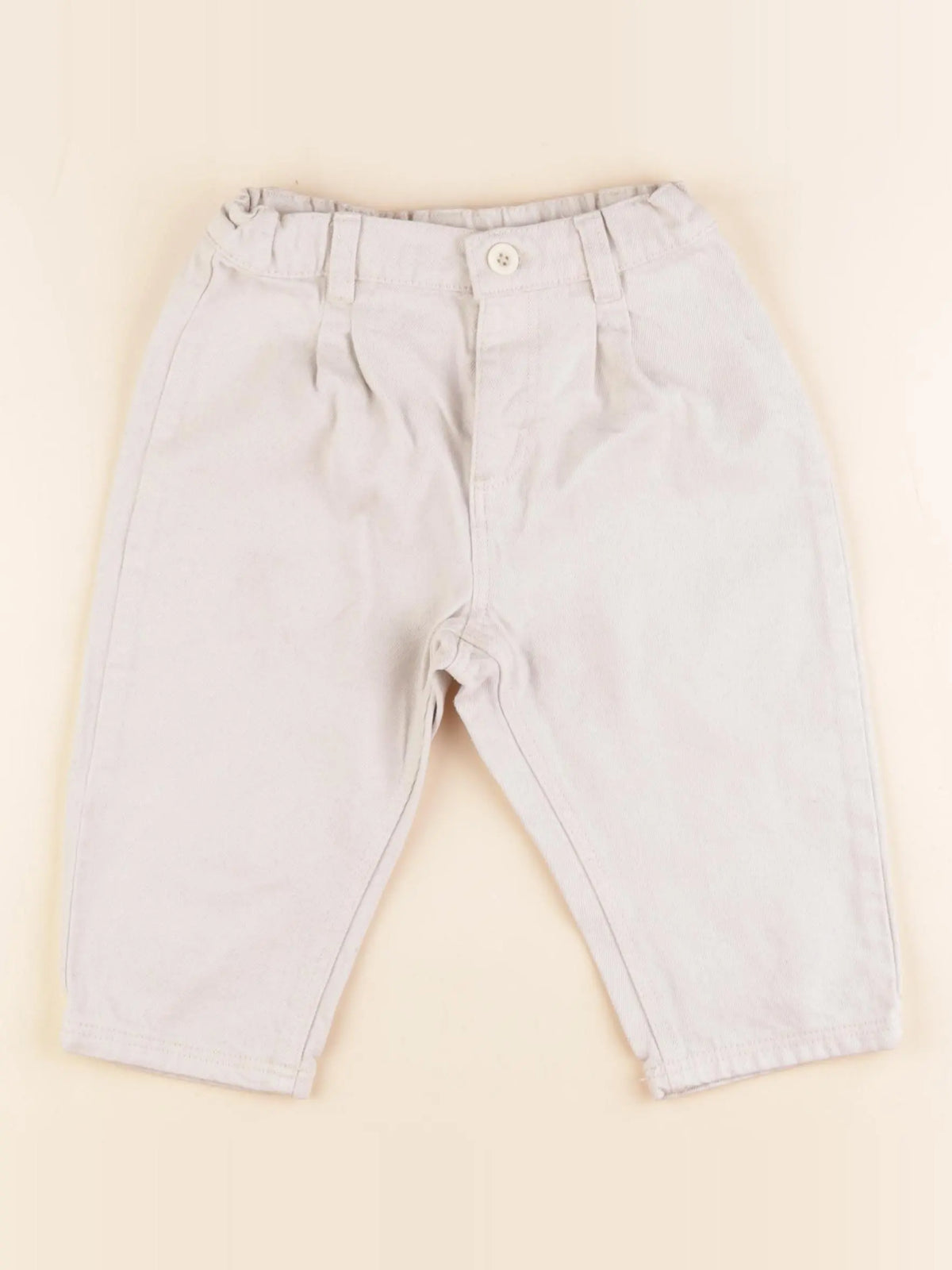Petit Bateau - pantalon beige - 24 mois