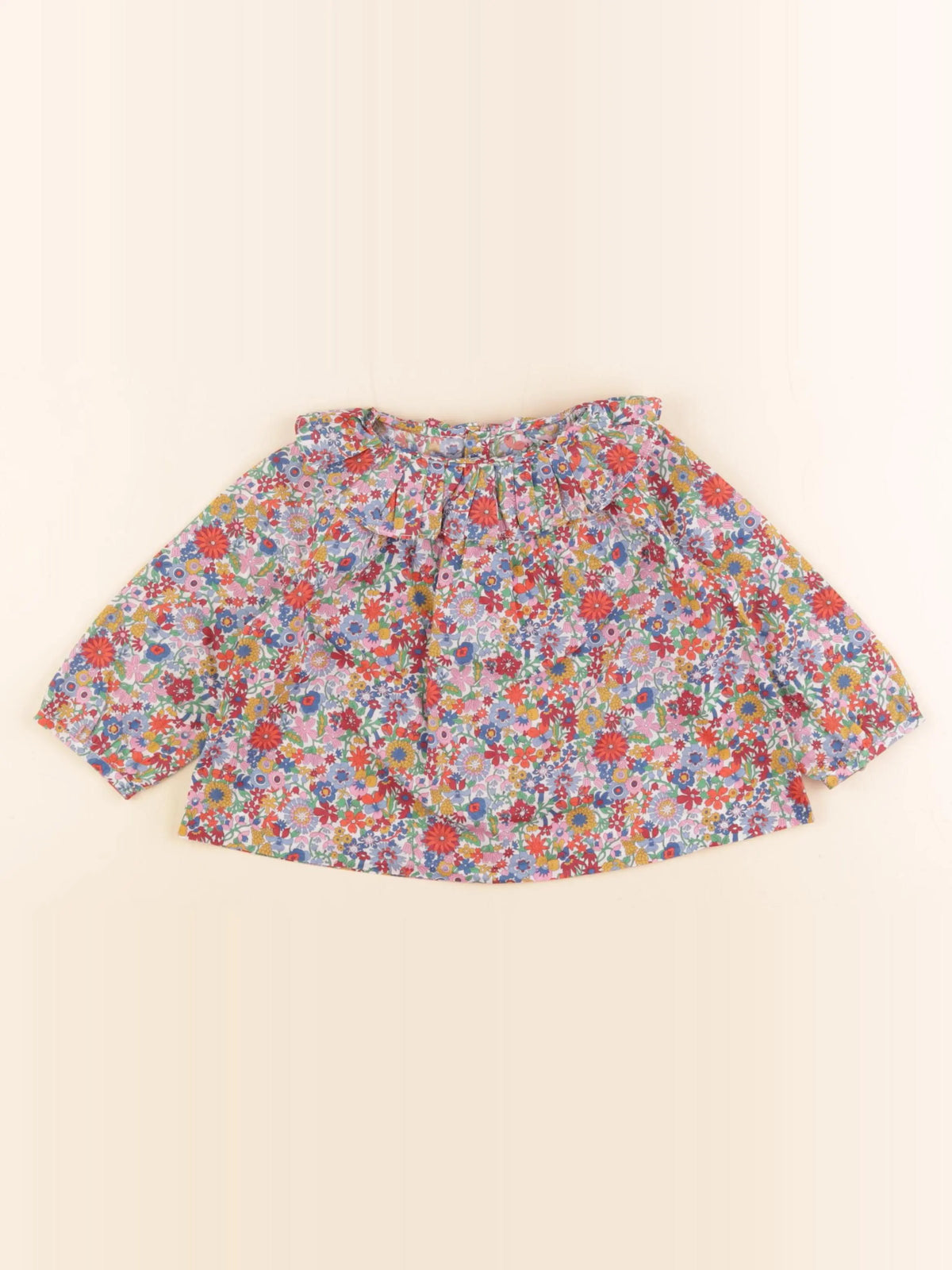 Jacadi - blouse liberty multicolore - 18 mois
